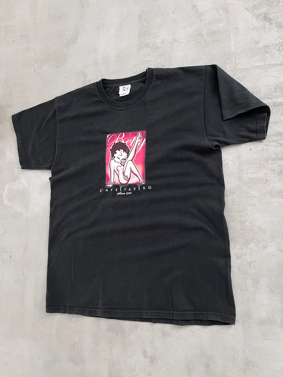 BLACK BETTY BOOP TEE - 2000S - L/M