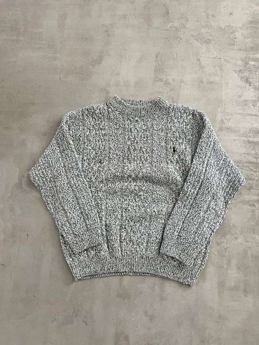 GREY RALPH LAUREN KNIT - 2000S - M