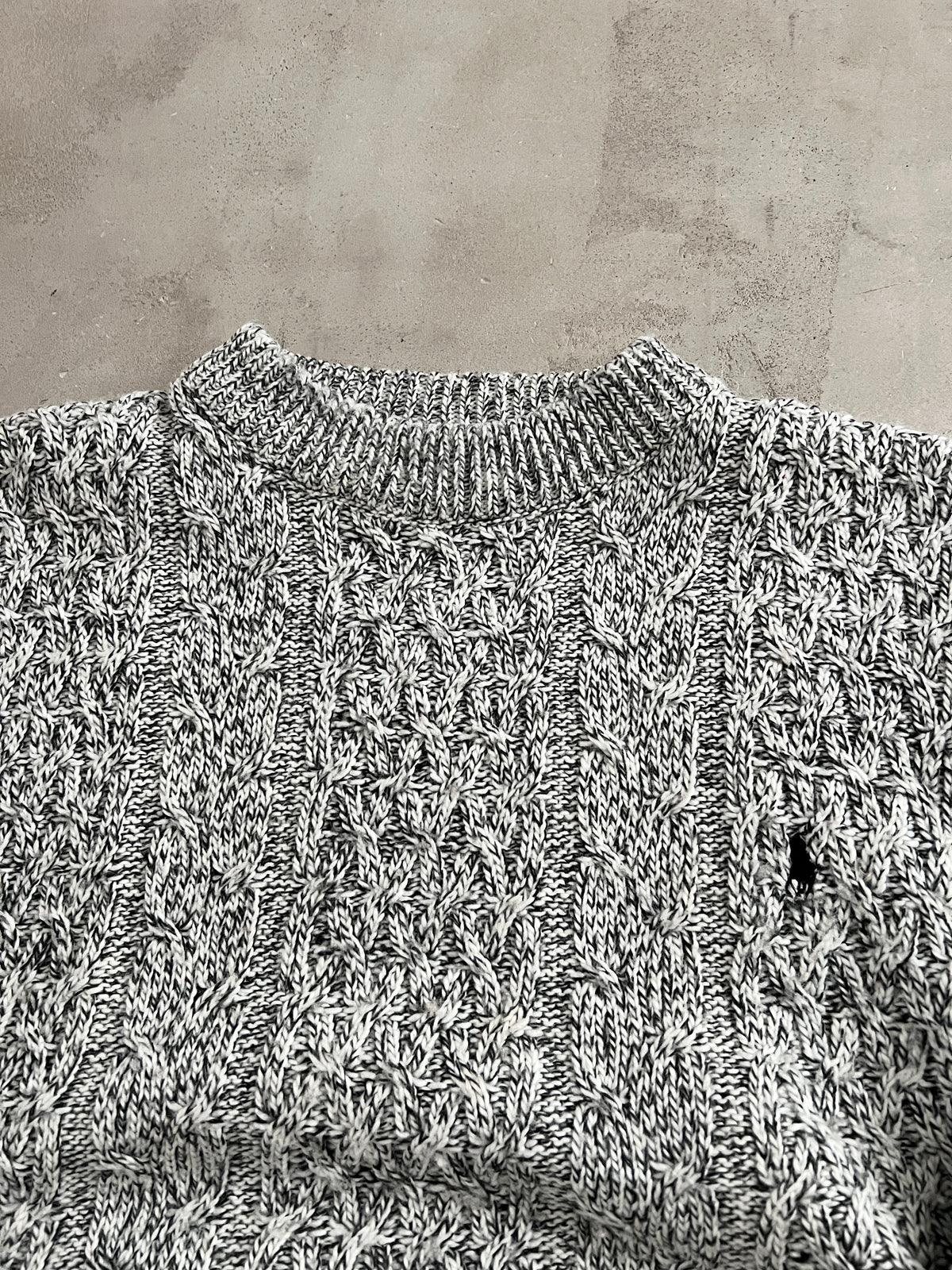 GREY RALPH LAUREN KNIT - 2000S - M
