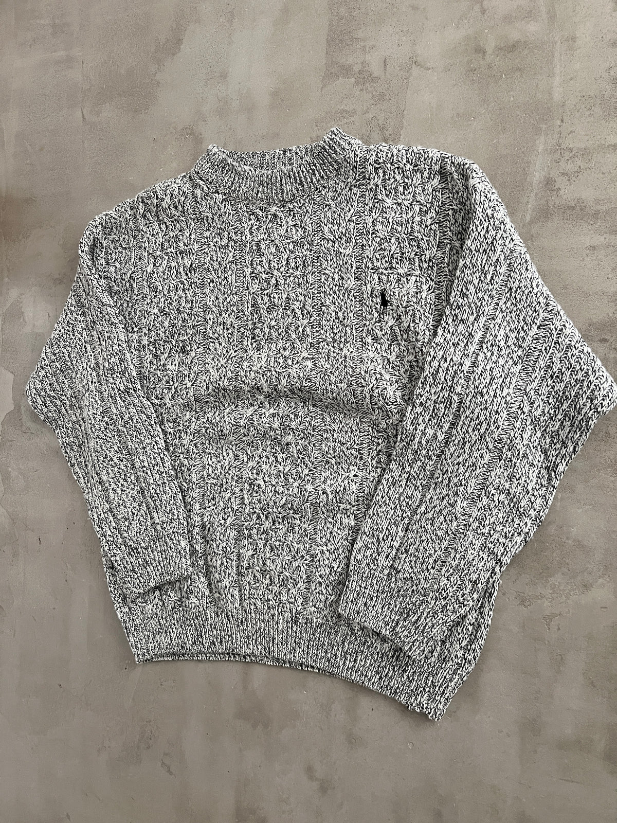 GREY RALPH LAUREN KNIT - 2000S - M