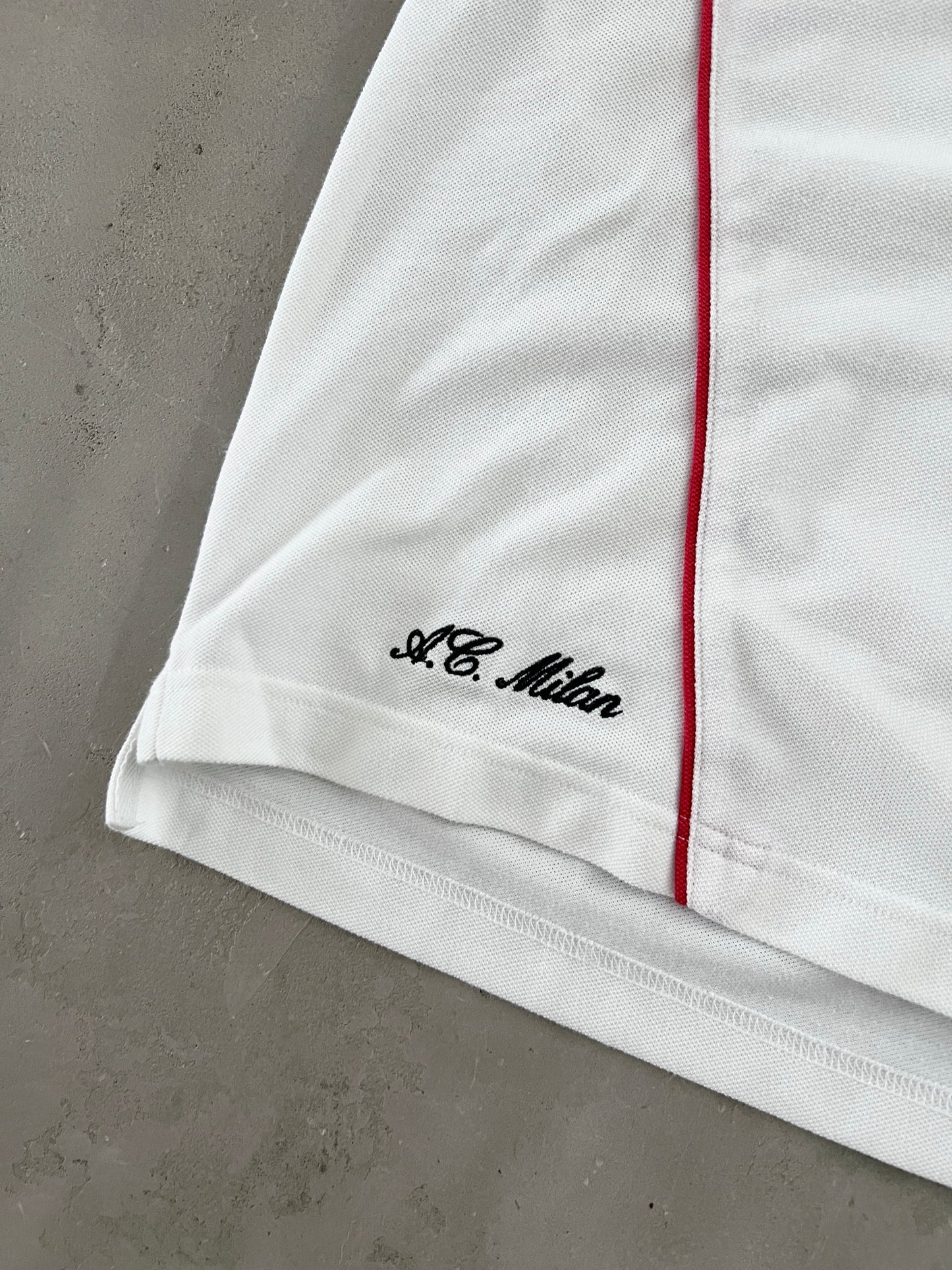 WHITE AC MILAN POLO - 2000S - L/M