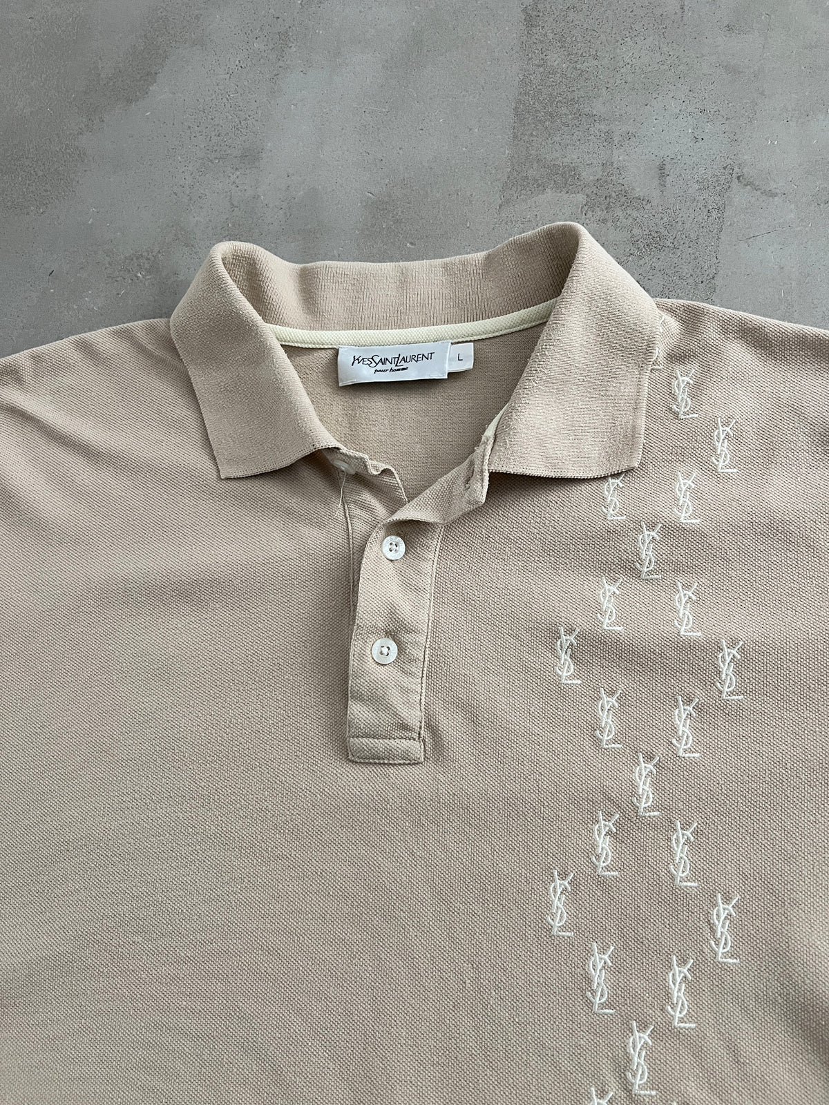 CREME YSL POLO - 2000S - L