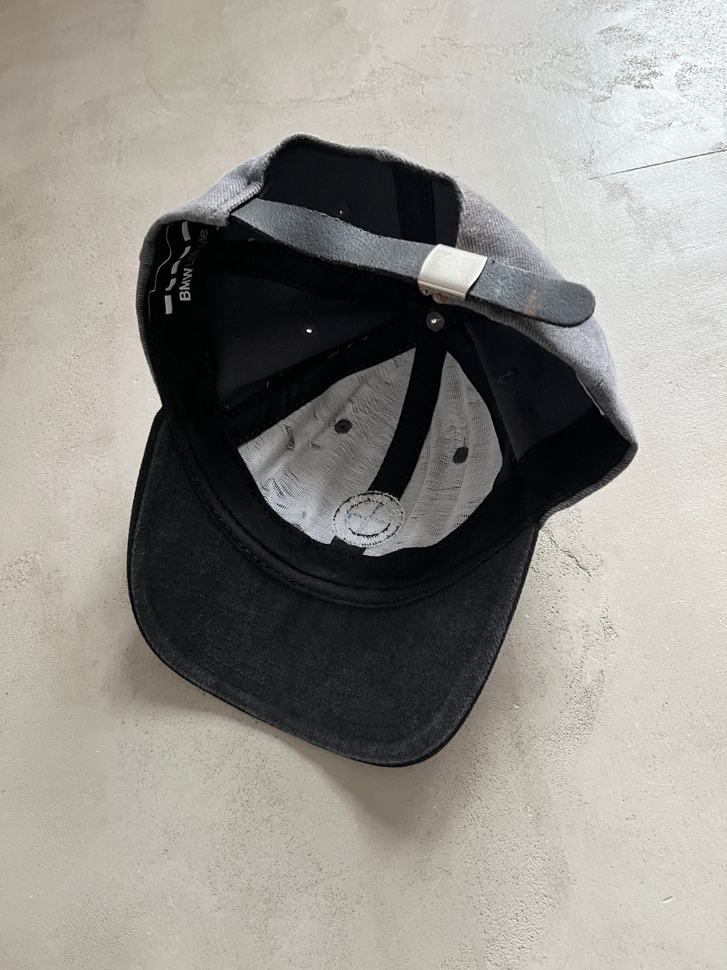 FADED GREY BMW CAP - 1990S