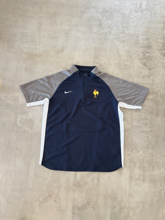 NAVY FRANCE RUGBY JERSEY - 2000S - L/M