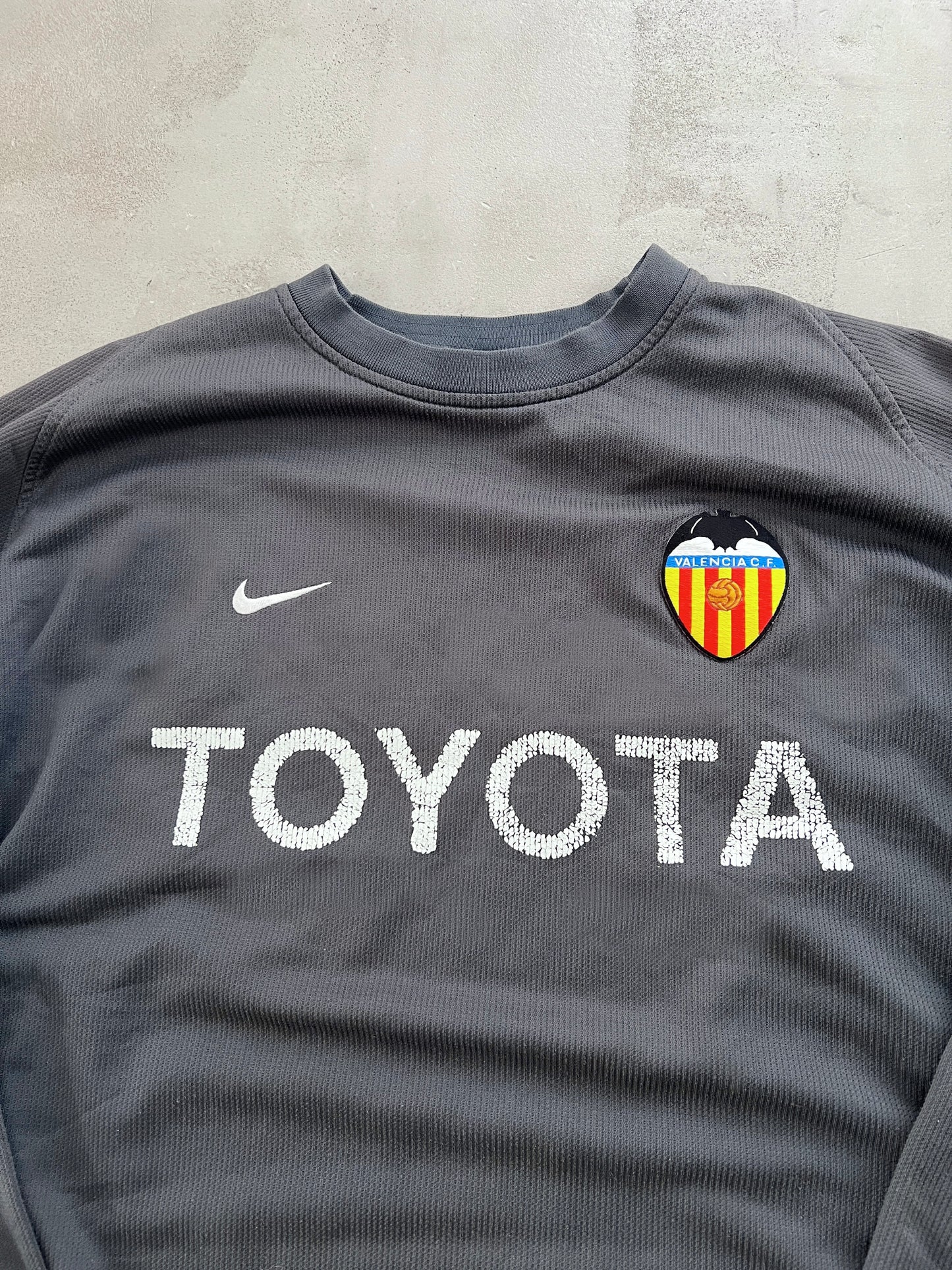 GREY VALENCIA NIKE SWEATER - 2000S - L/M