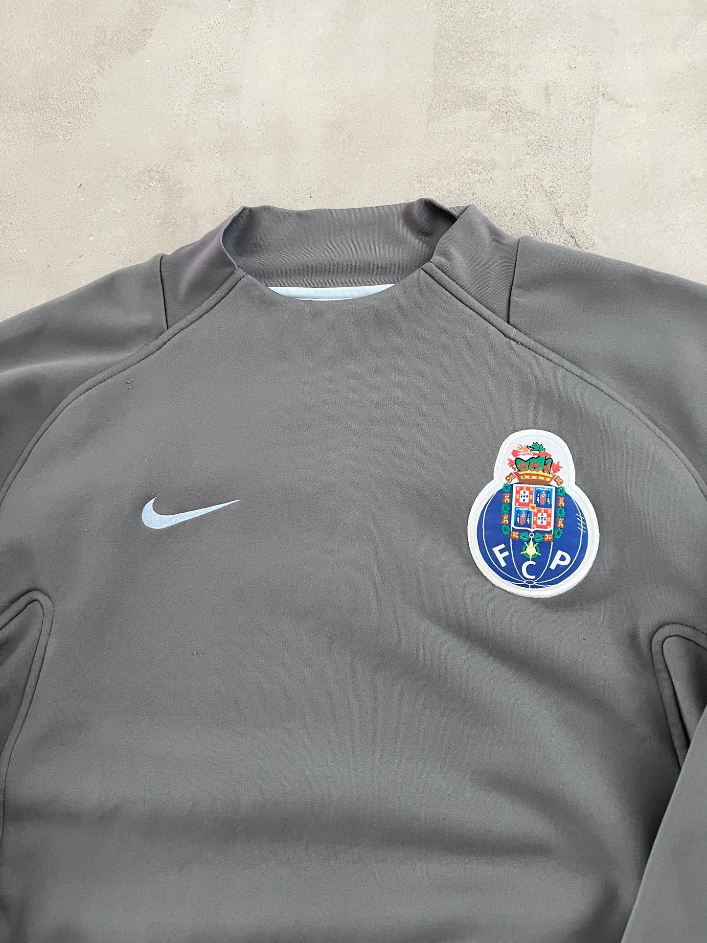 GREY FC PORTO NIKE SWEATER - 2000S - S