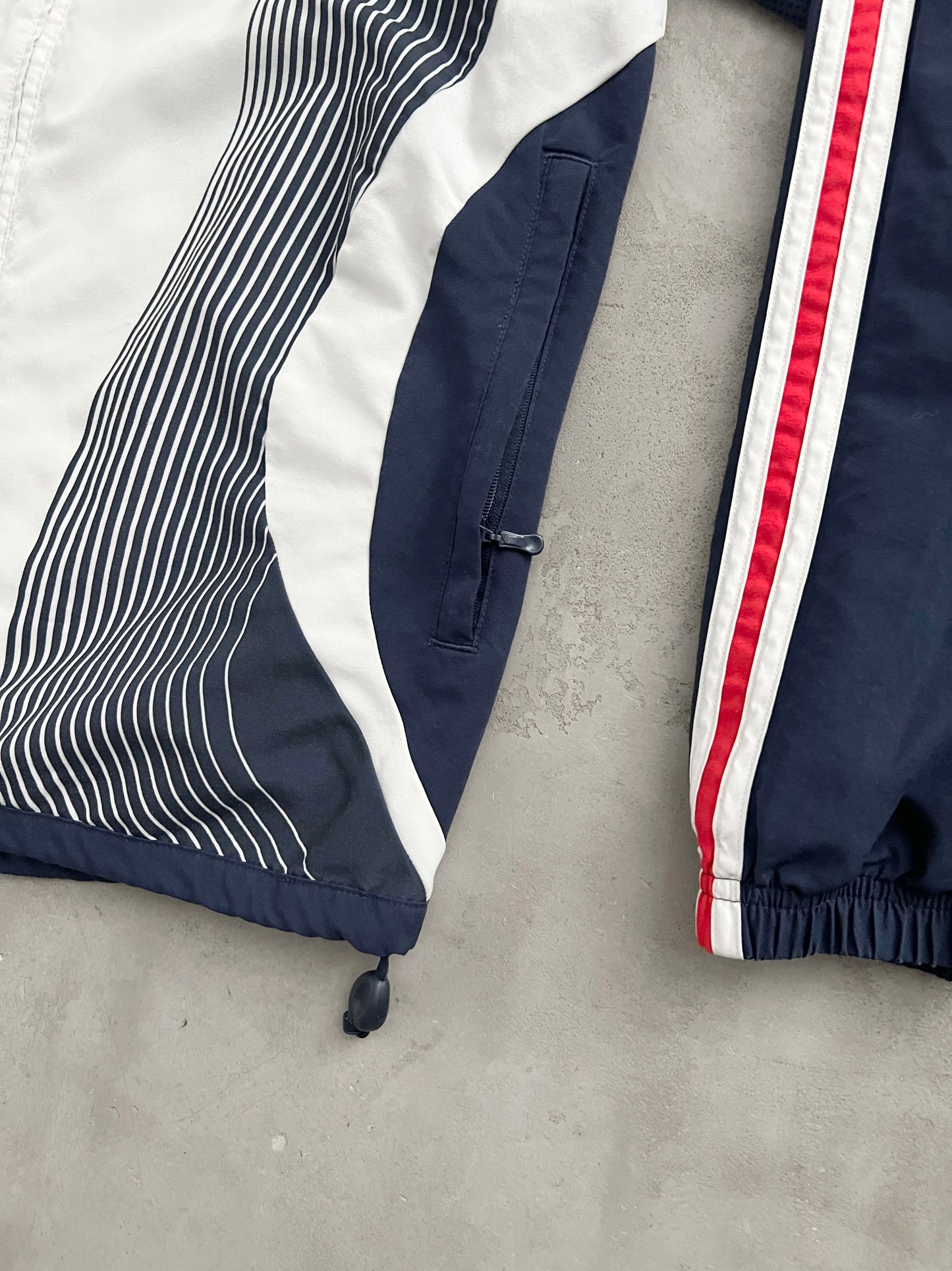 NAVY FRANCE TRACK JACKET - 2000S - M
