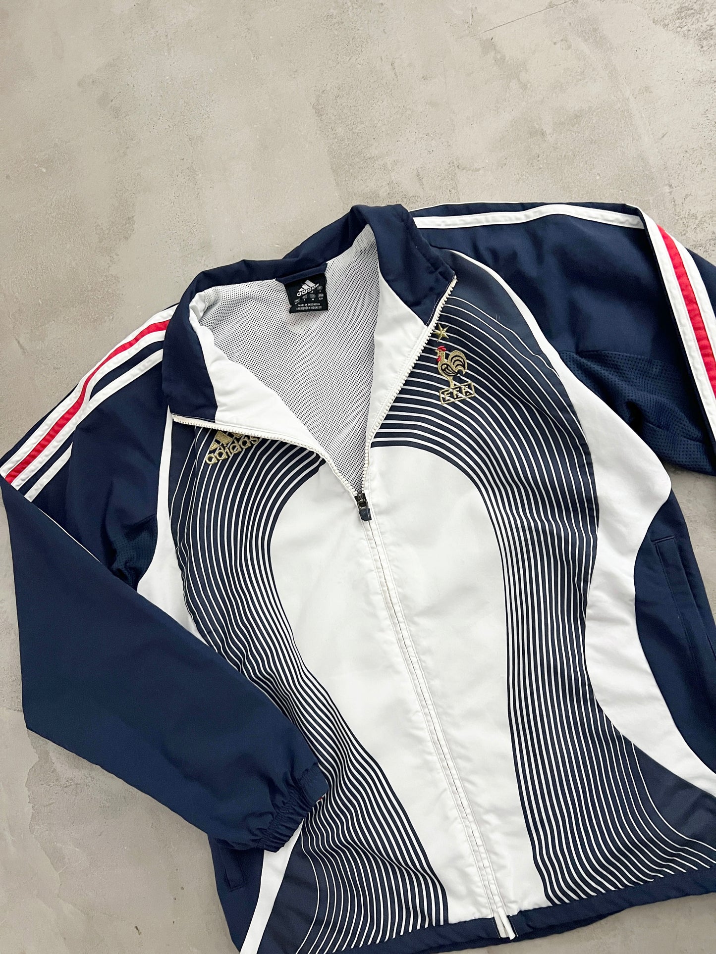 NAVY FRANCE TRACK JACKET - 2000S - M