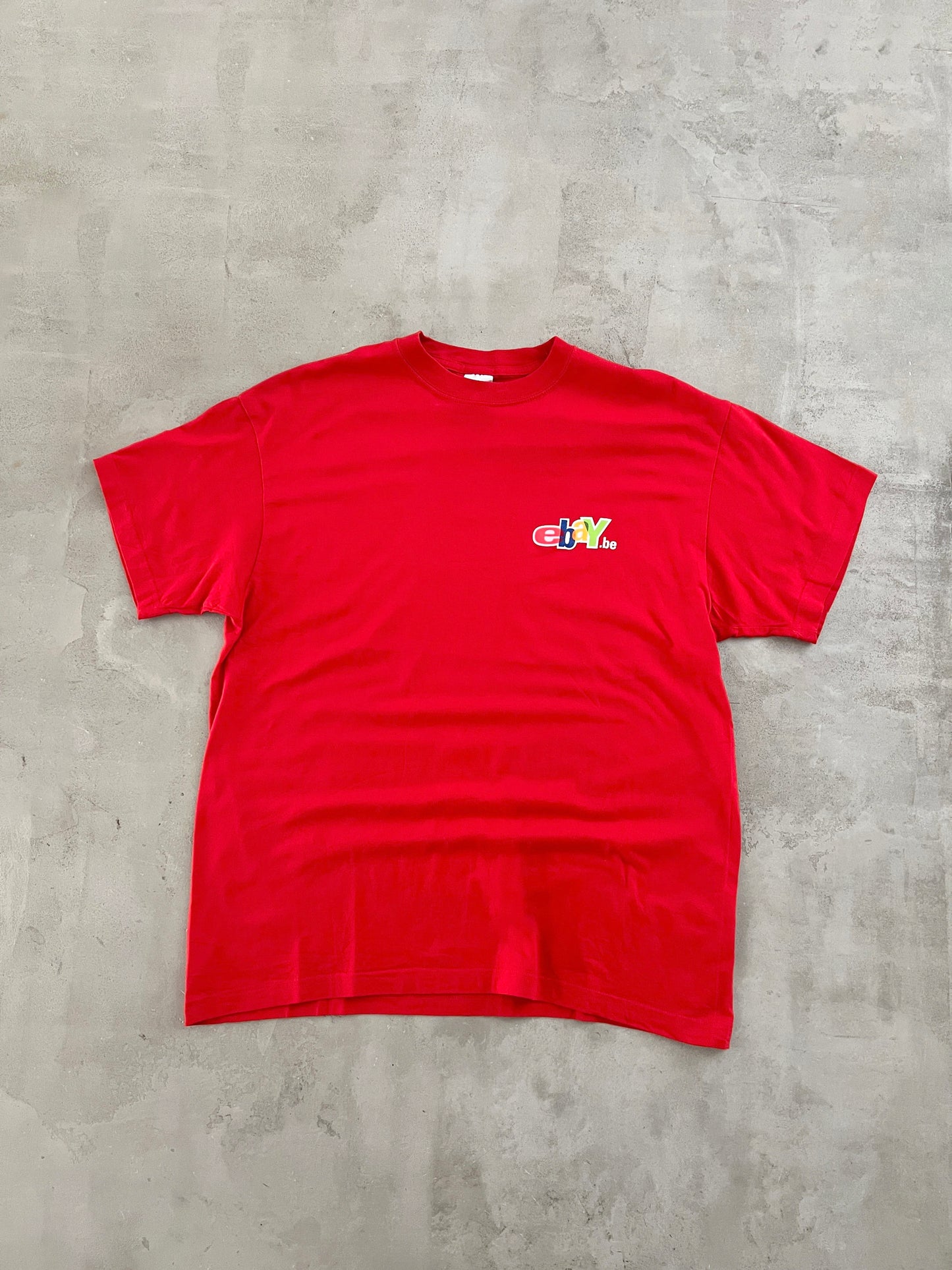 RED EBAY PROMO TEE - 2000S - L