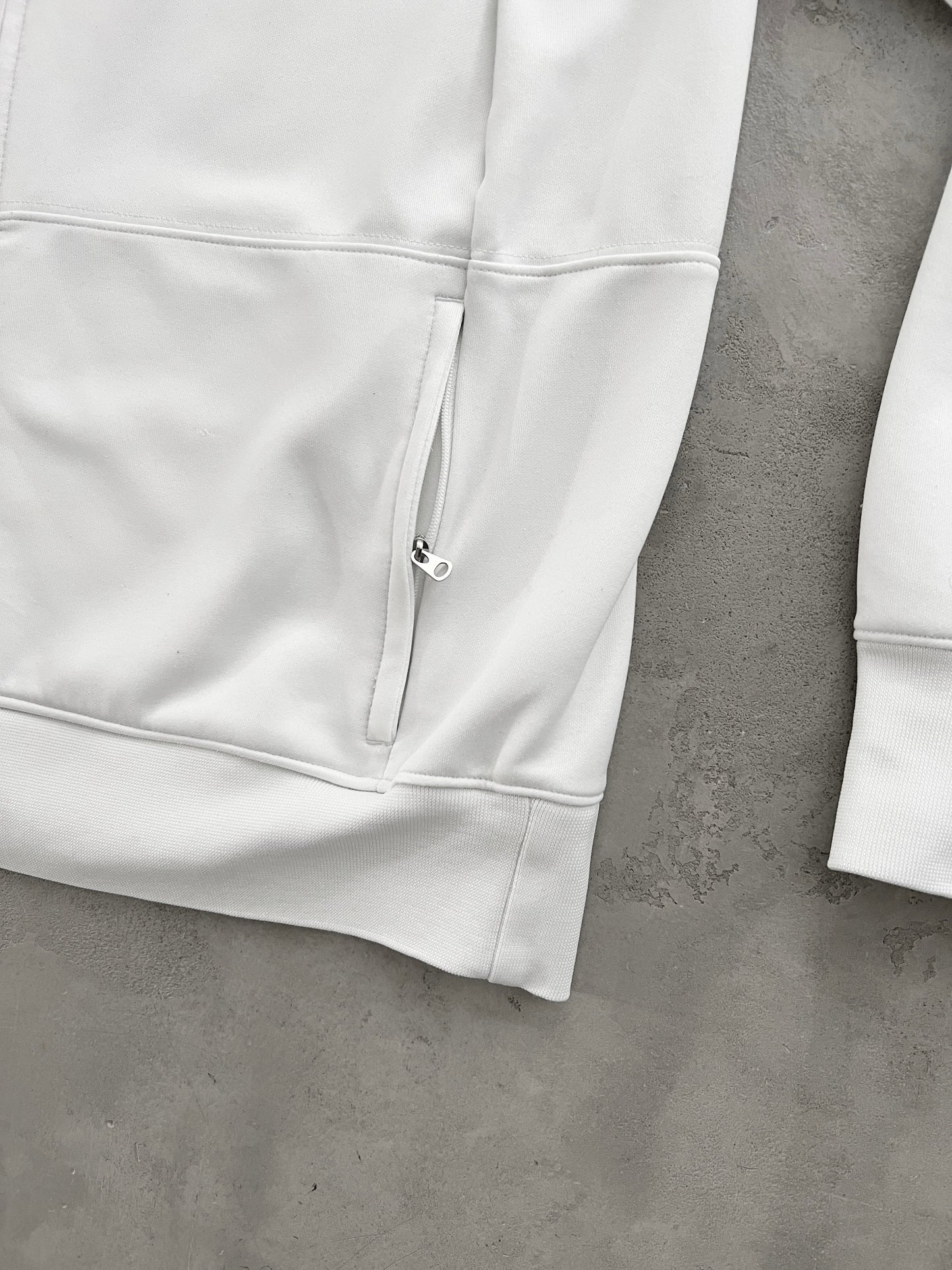 WHITE PSG NIKE TRACK JACKET - 2000S - M/L