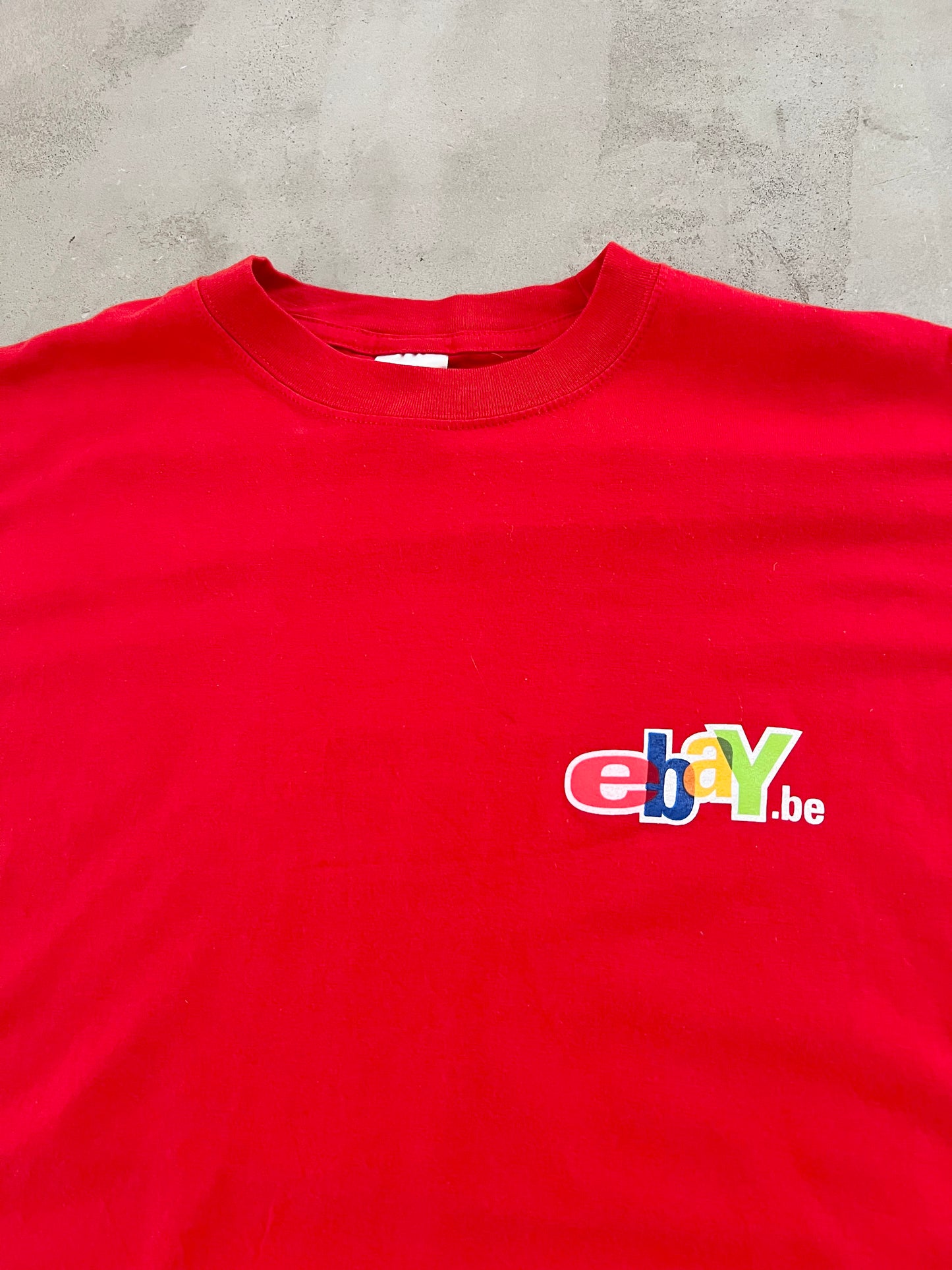 RED EBAY PROMO TEE - 2000S - L