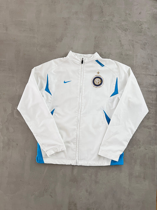 WHITE INTER MILAN NIKE JACKET - 2000S - M