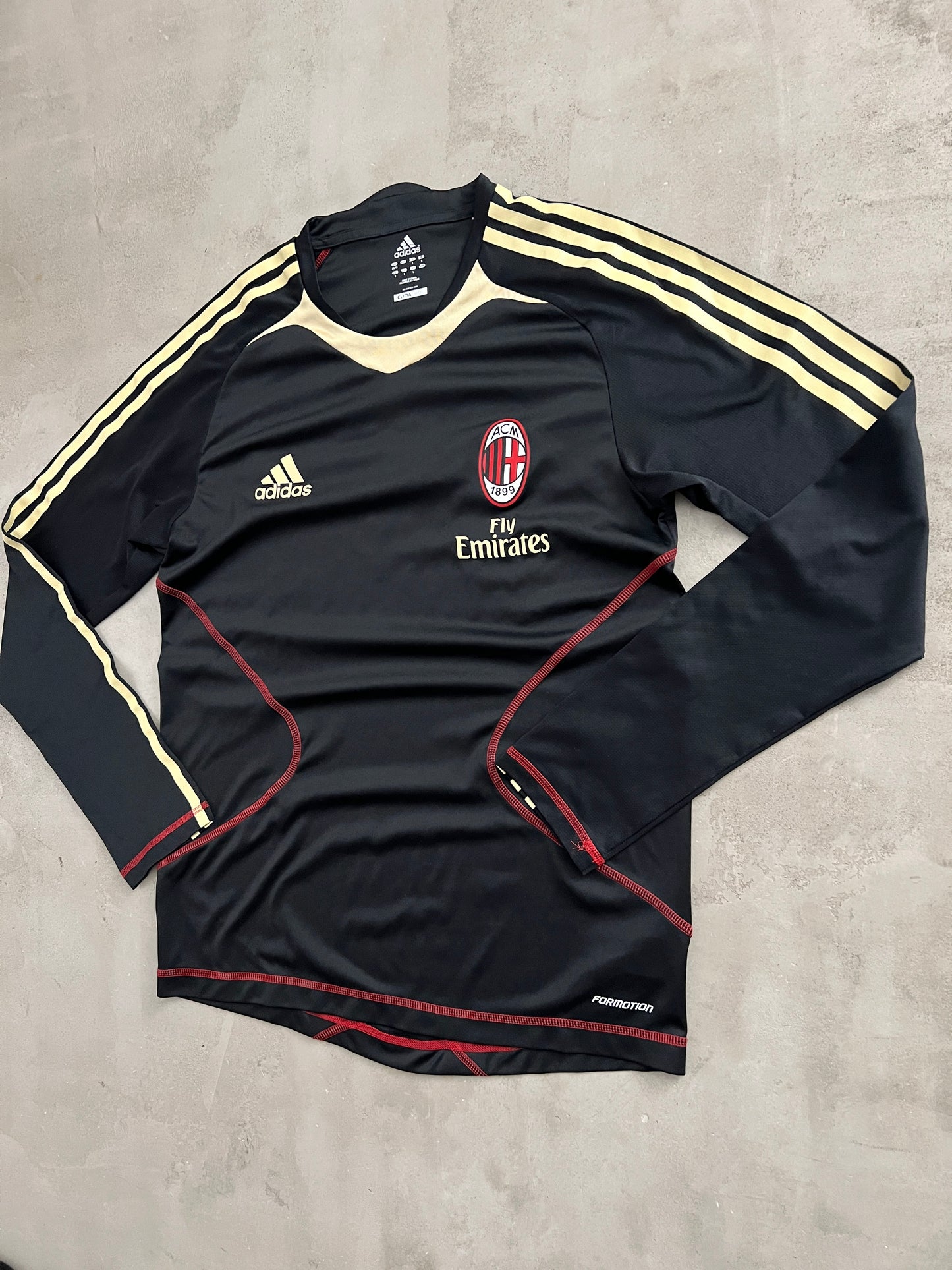BLACK AC MILAN LONGLSEEVE - 2000S - L/M