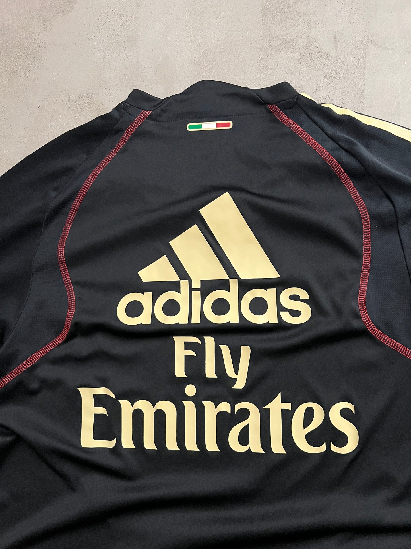 BLACK AC MILAN LONGLSEEVE - 2000S - L/M