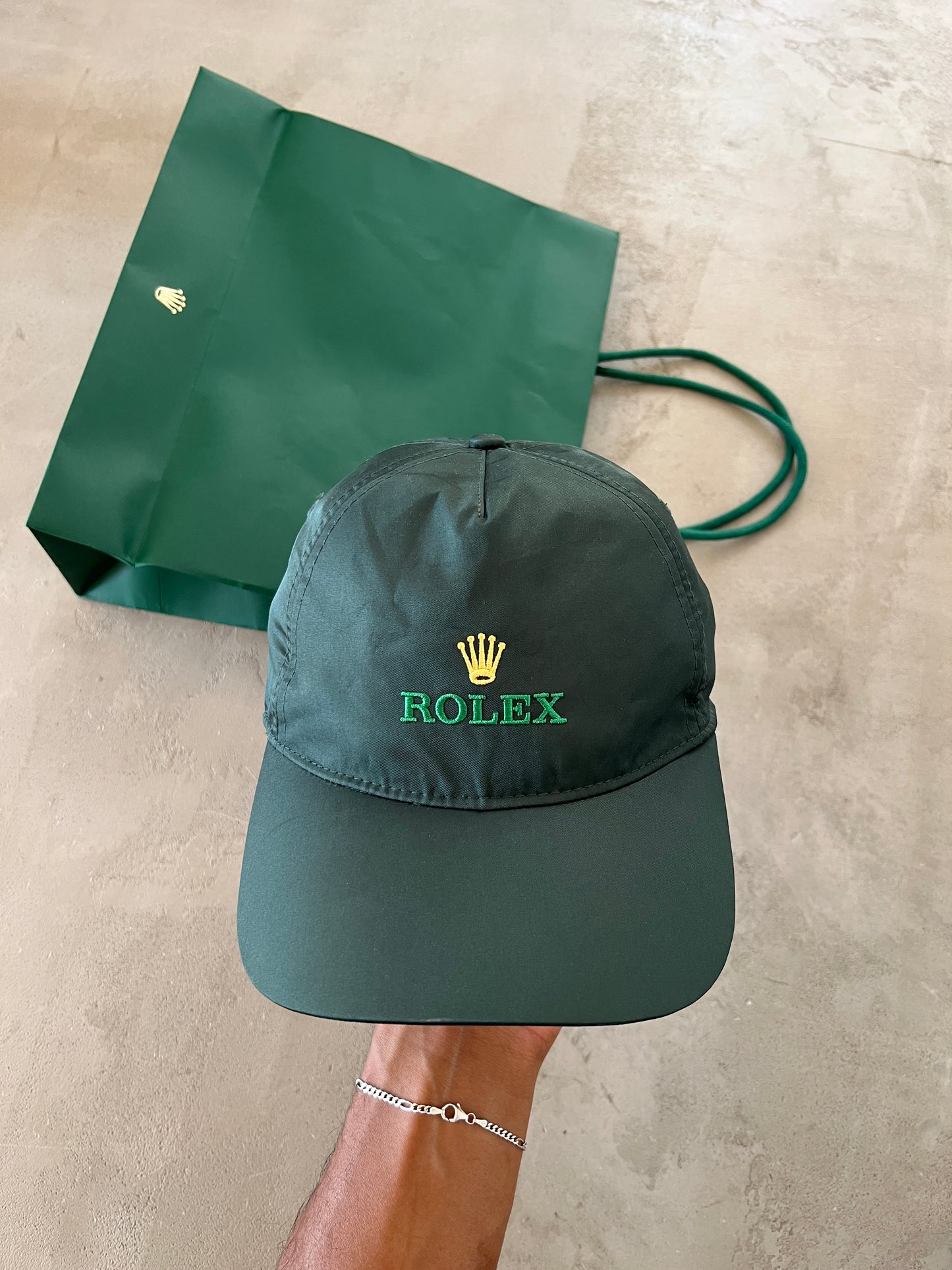 GREEN ROLEX YACHT CAP - 2000S