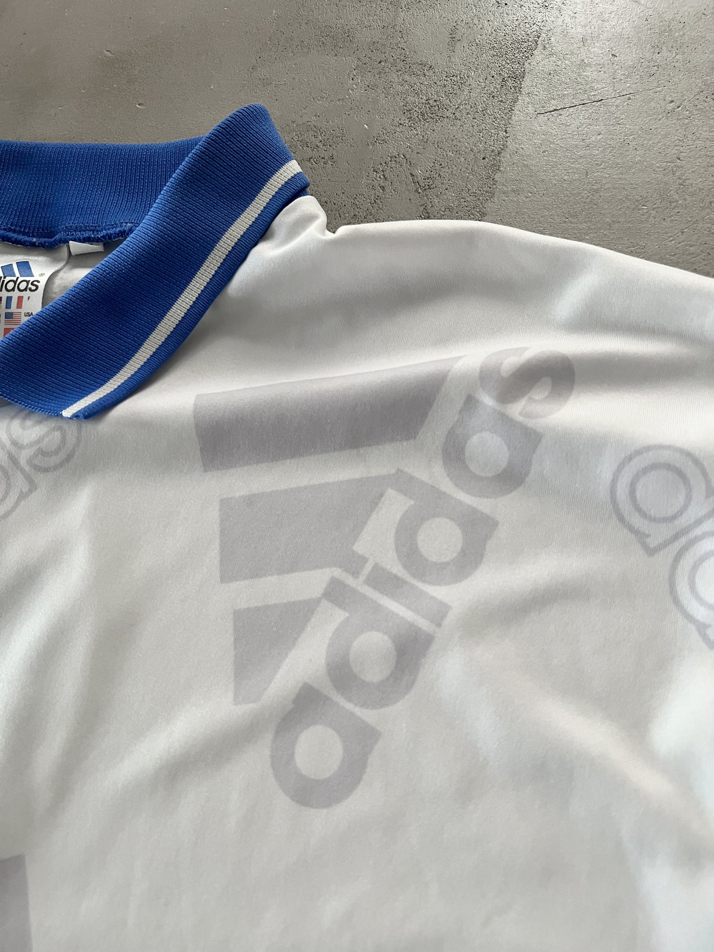WHITE NOKIA ADIDAS JERSEY - 2000S - L/XL