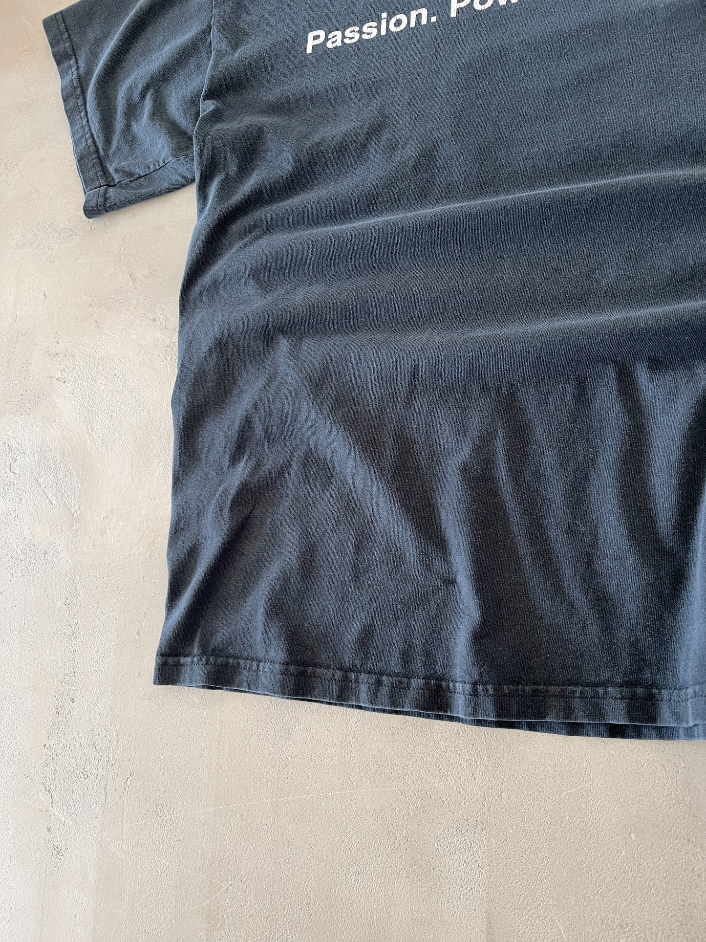FADED BLACK ROLLS ROYCE TEE - 1990S - S/M