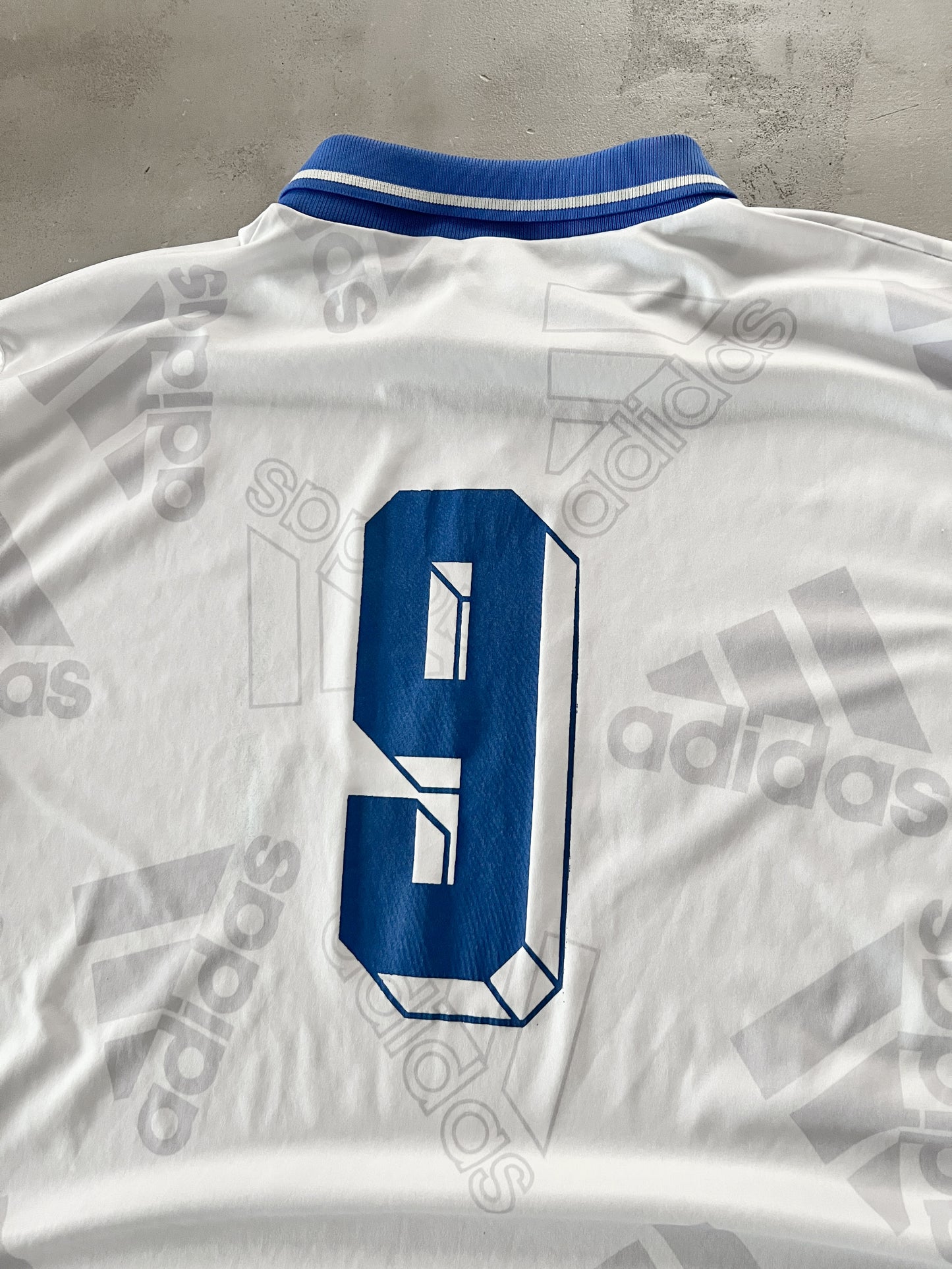 WHITE NOKIA ADIDAS JERSEY - 2000S - L/XL