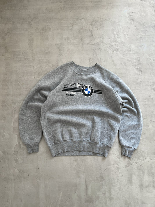GREY BMW SWEATER - 1990S - M