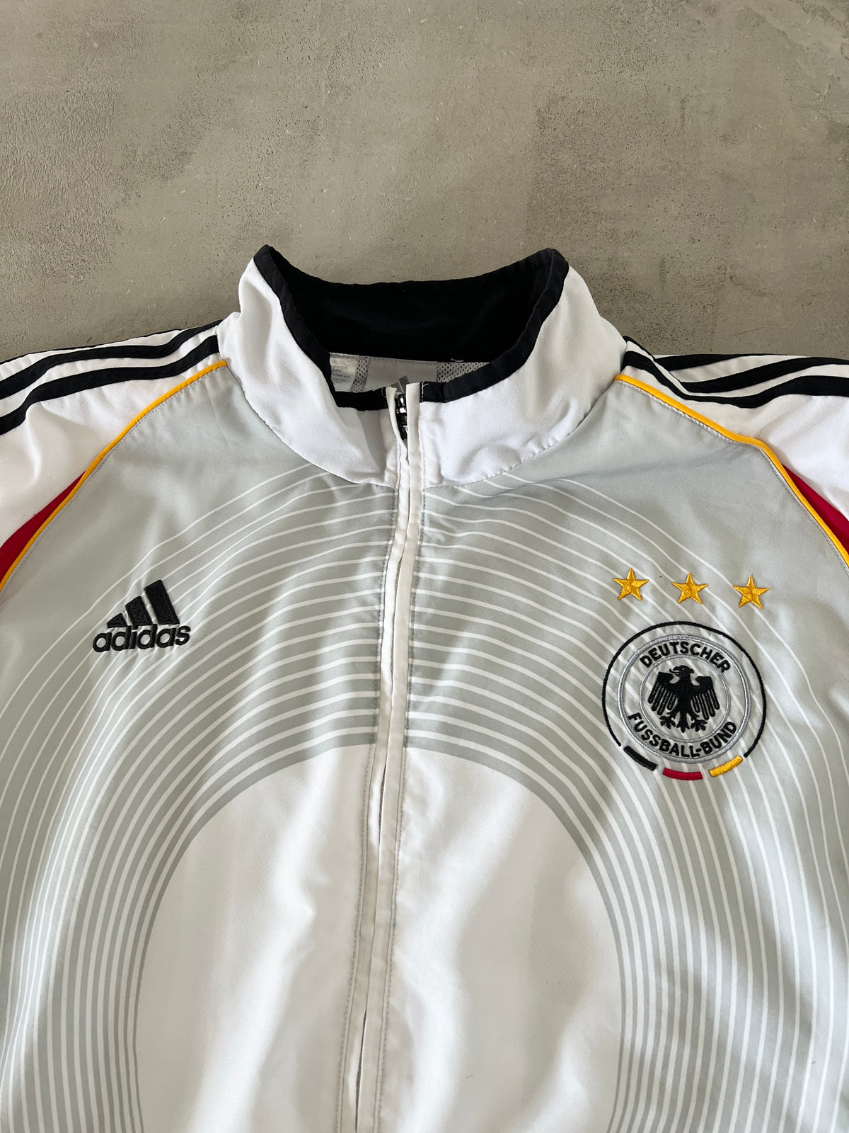 WHITE GERMANY TRACK JACKET - 2000S - XL