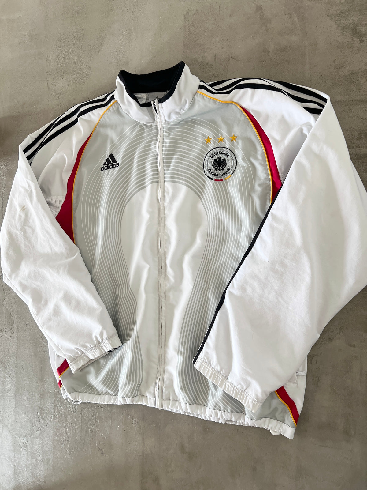 WHITE GERMANY TRACK JACKET - 2000S - XL
