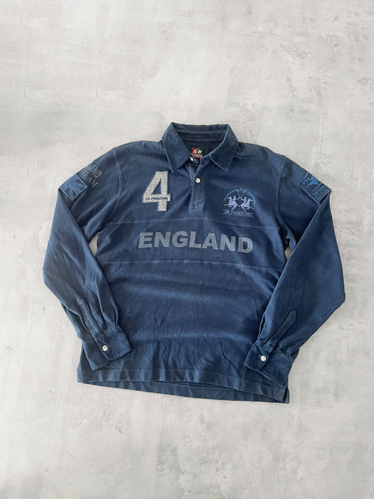 NAVY LA MARTINA LONGSLEEVE - 2000S - M