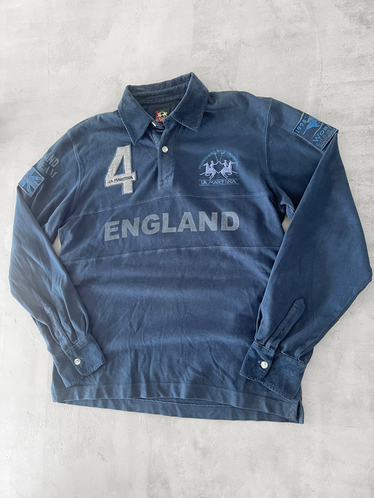 NAVY LA MARTINA LONGSLEEVE - 2000S - M