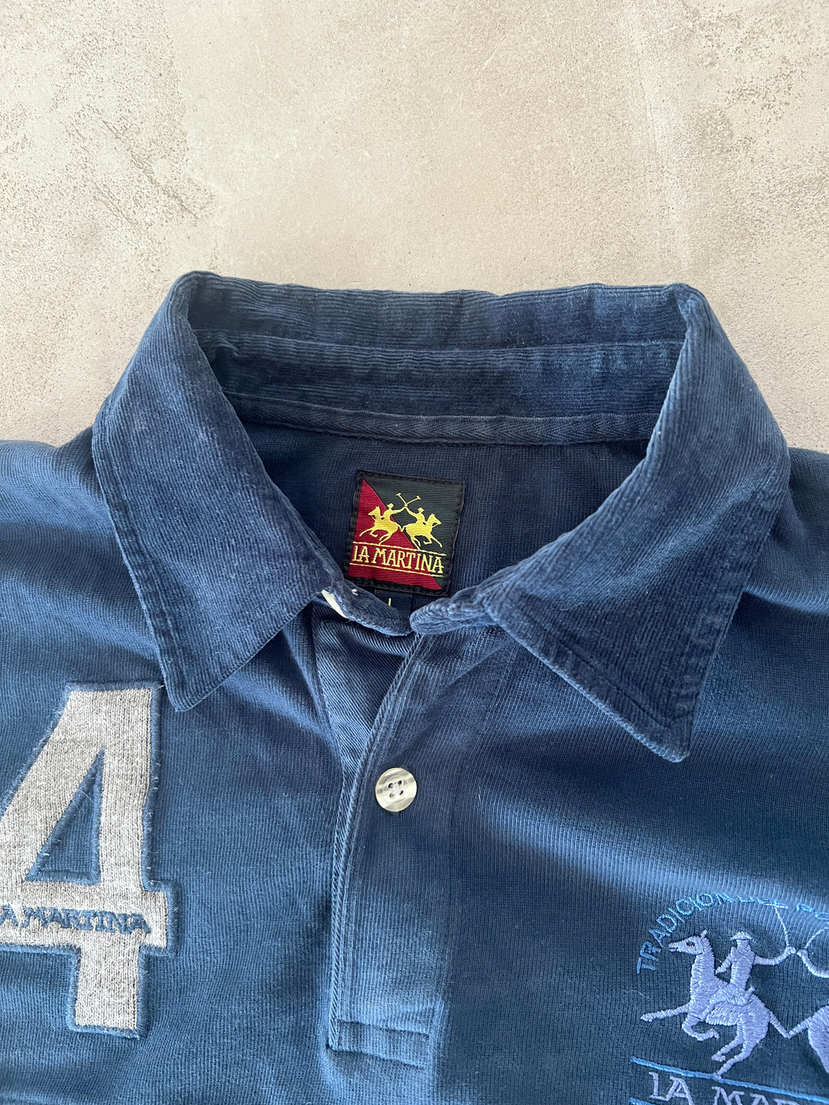 NAVY LA MARTINA LONGSLEEVE - 2000S - M