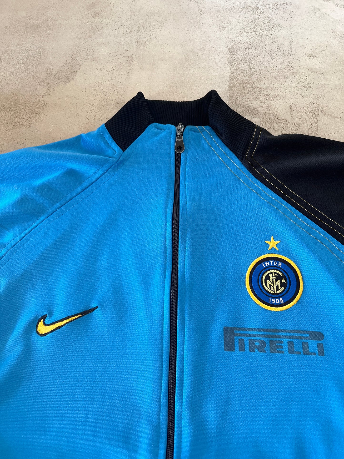 BLUE INTER MILAN NIKE TRACK JACKET - 1990S - XL/L