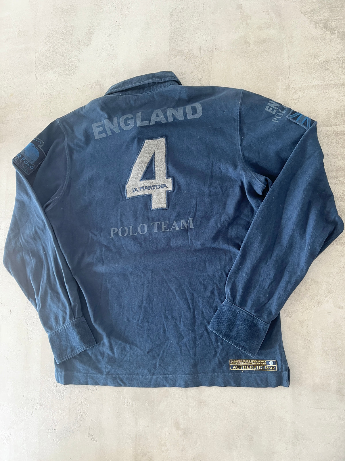 NAVY LA MARTINA LONGSLEEVE - 2000S - M