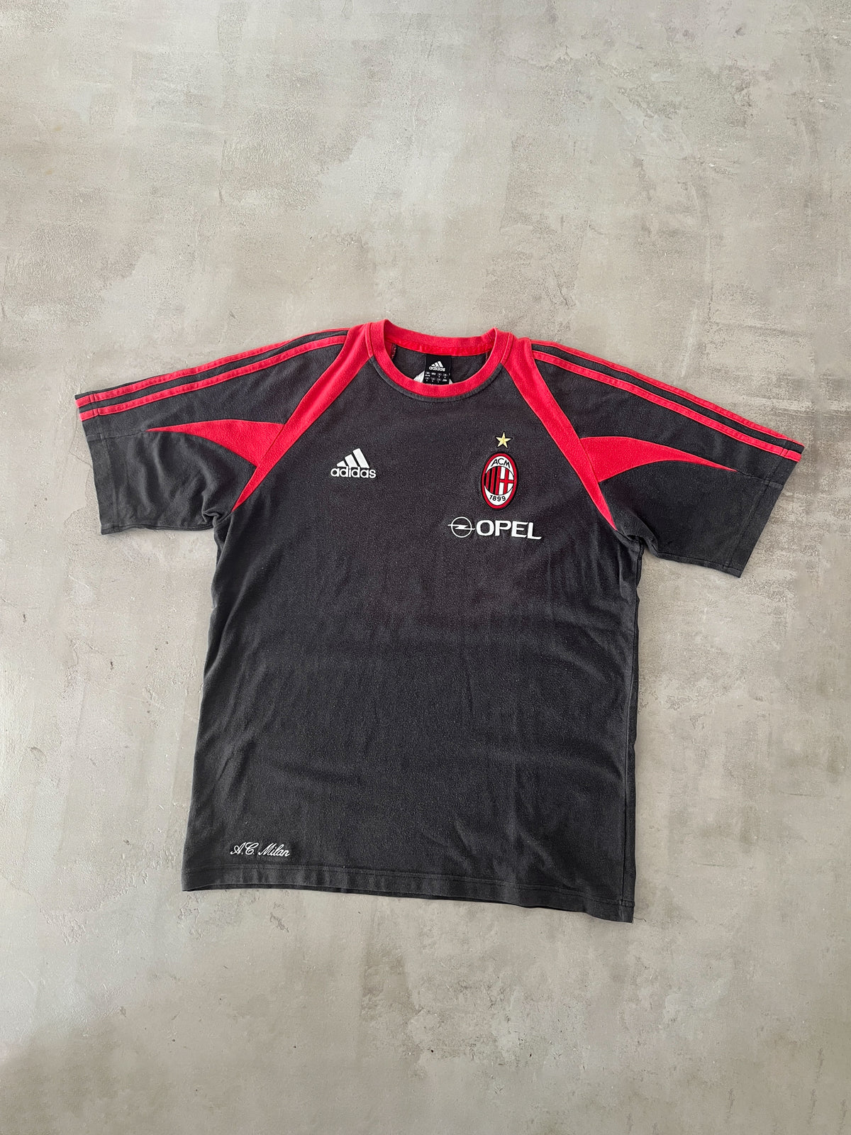 BLACK AC MILAN TEE - 2000S - L