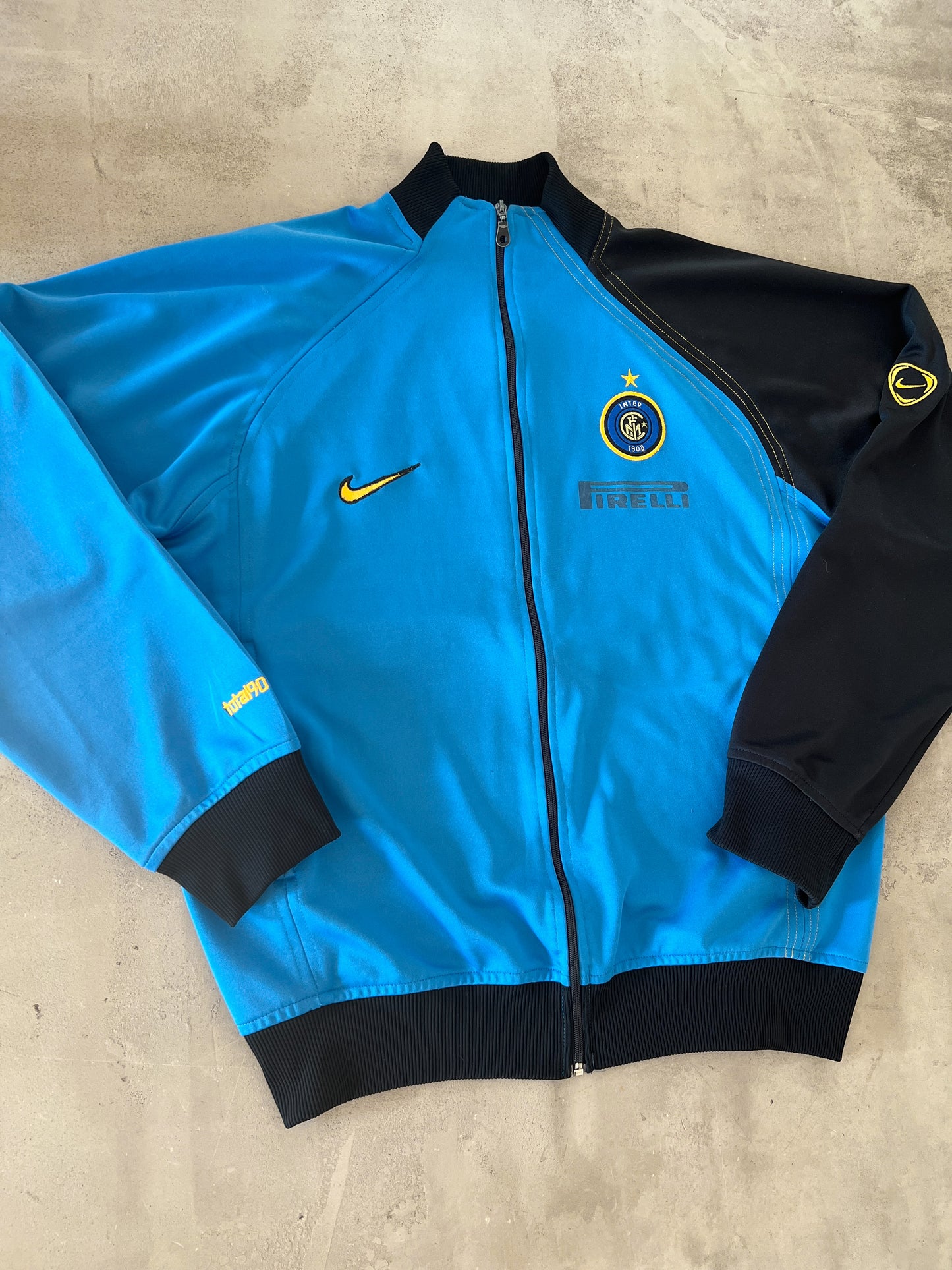 BLUE INTER MILAN NIKE TRACK JACKET - 1990S - XL/L