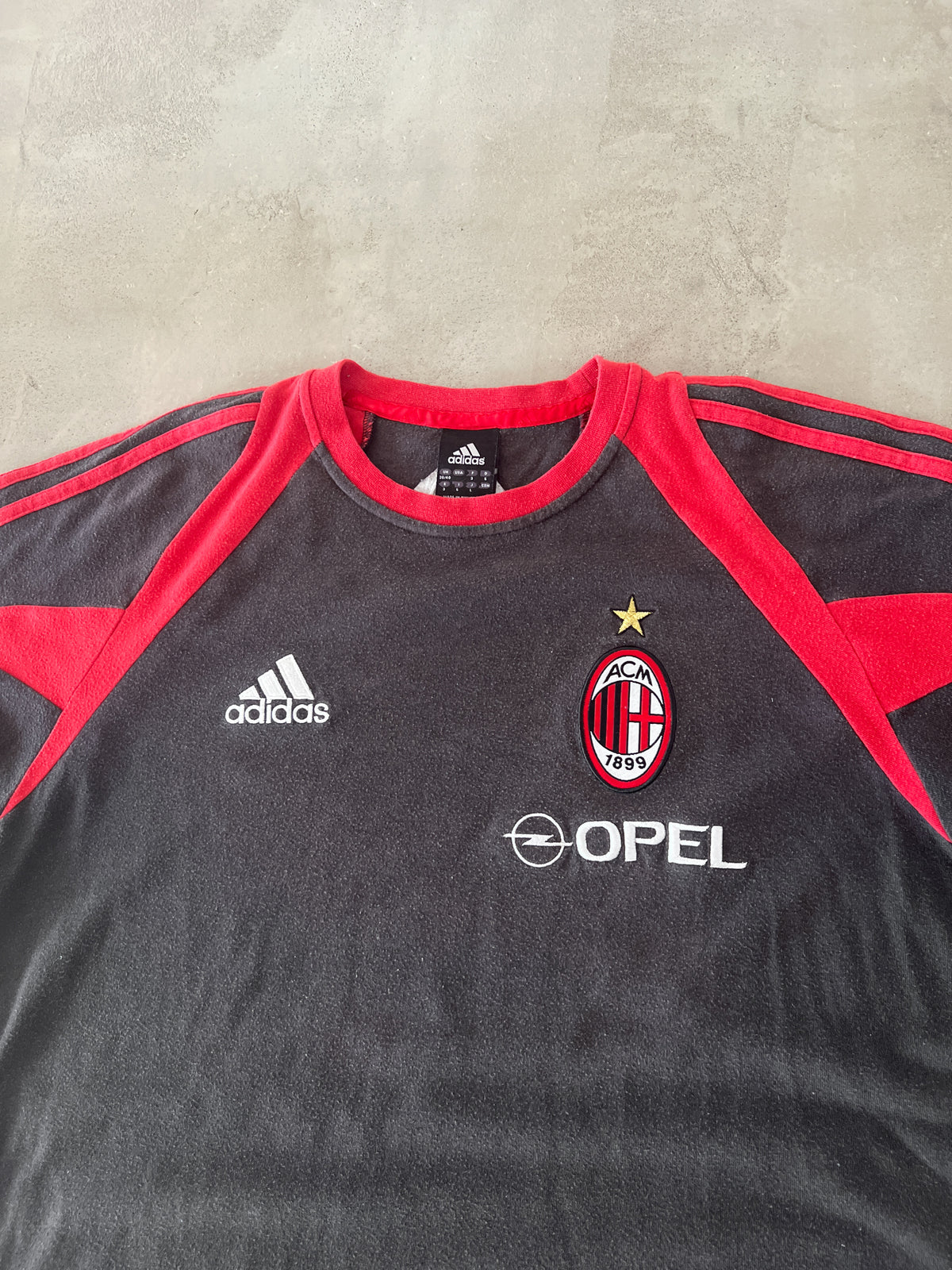 BLACK AC MILAN TEE - 2000S - L