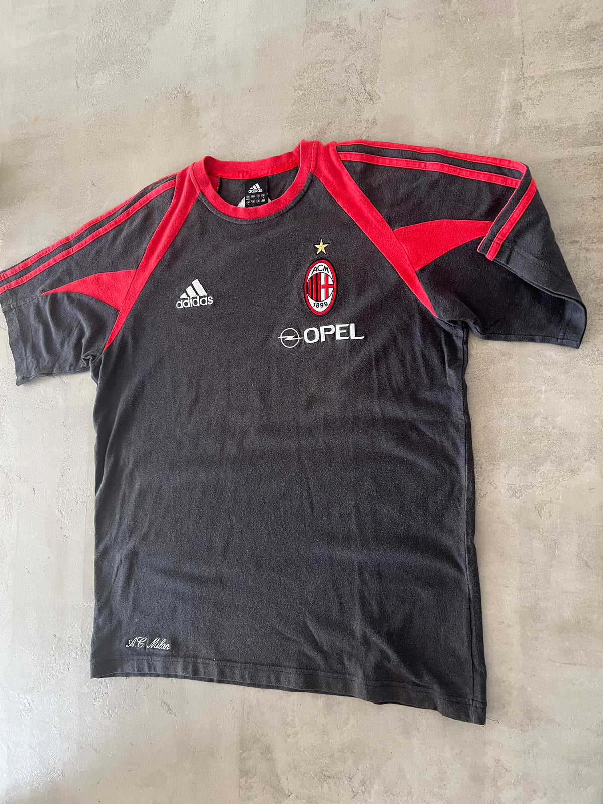 BLACK AC MILAN TEE - 2000S - L