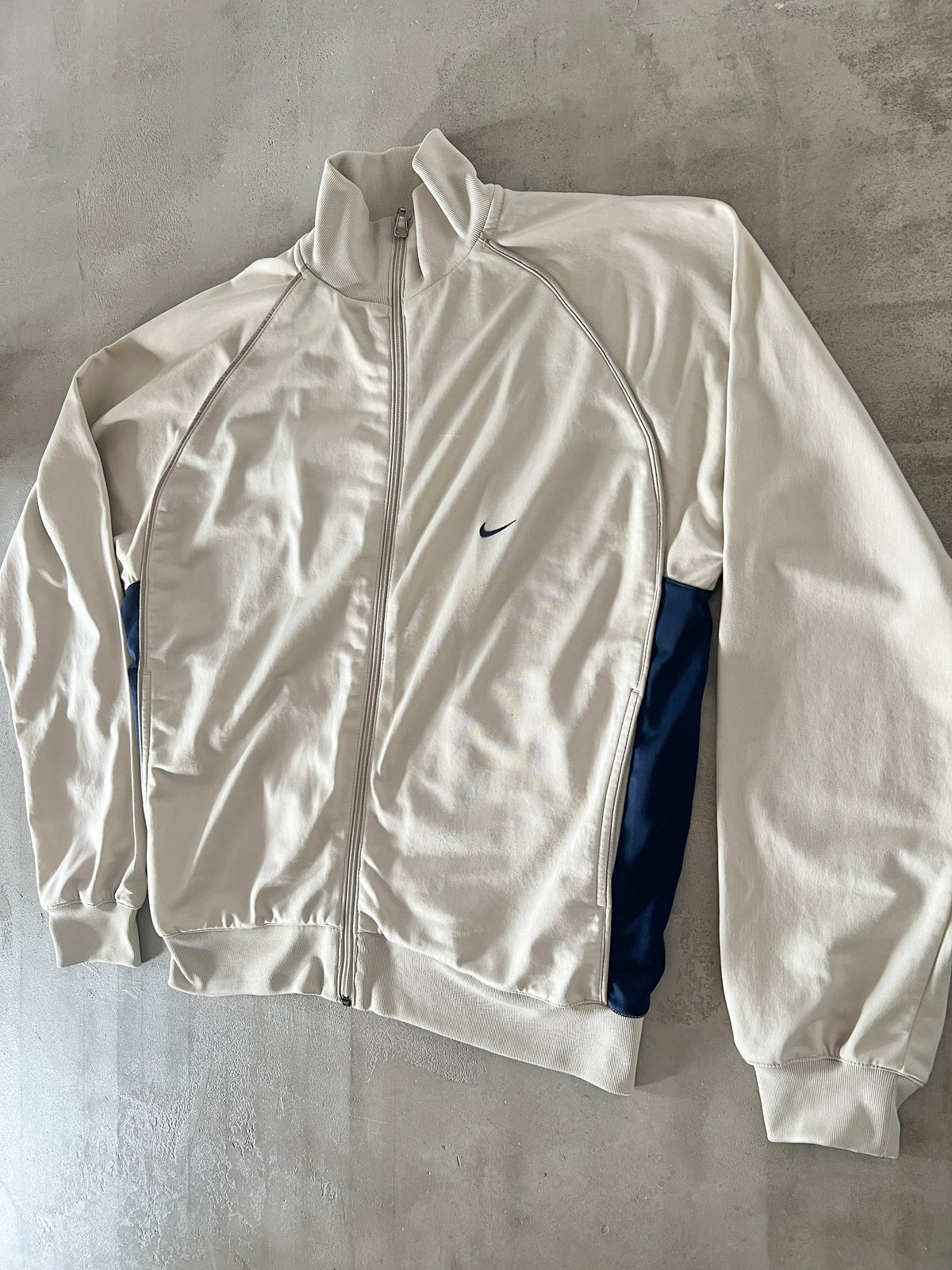 CREME NIKE TRACK JACKET - 2000S - M