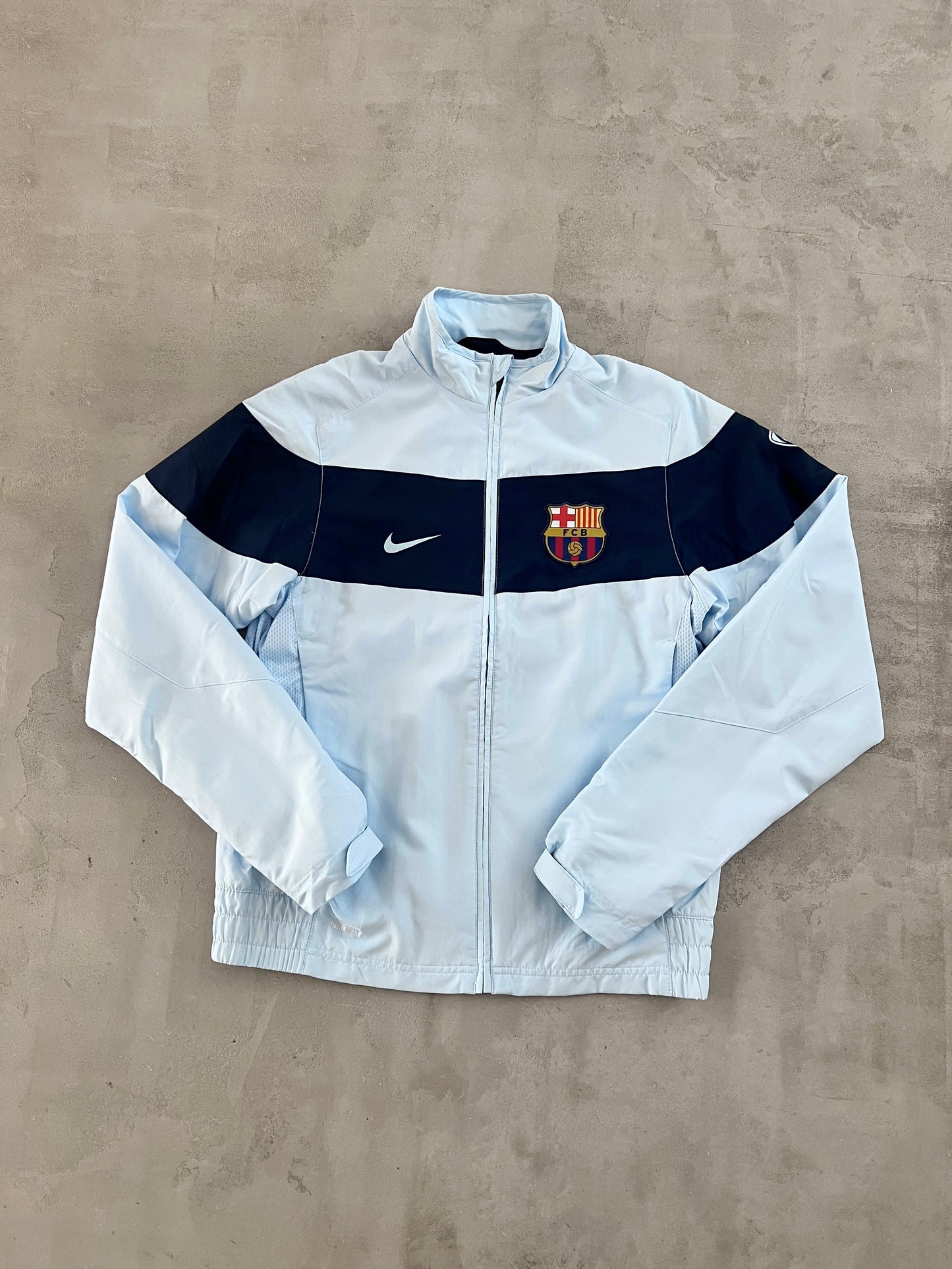 BABY BLUE FC BARCELONA NIKE JACKET - 2000S - M