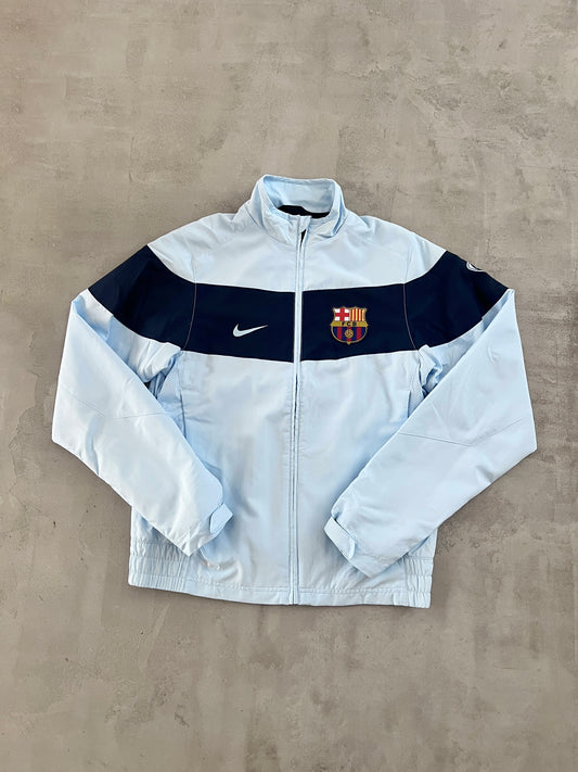 BABY BLUE FC BARCELONA NIKE JACKET - 2000S - M