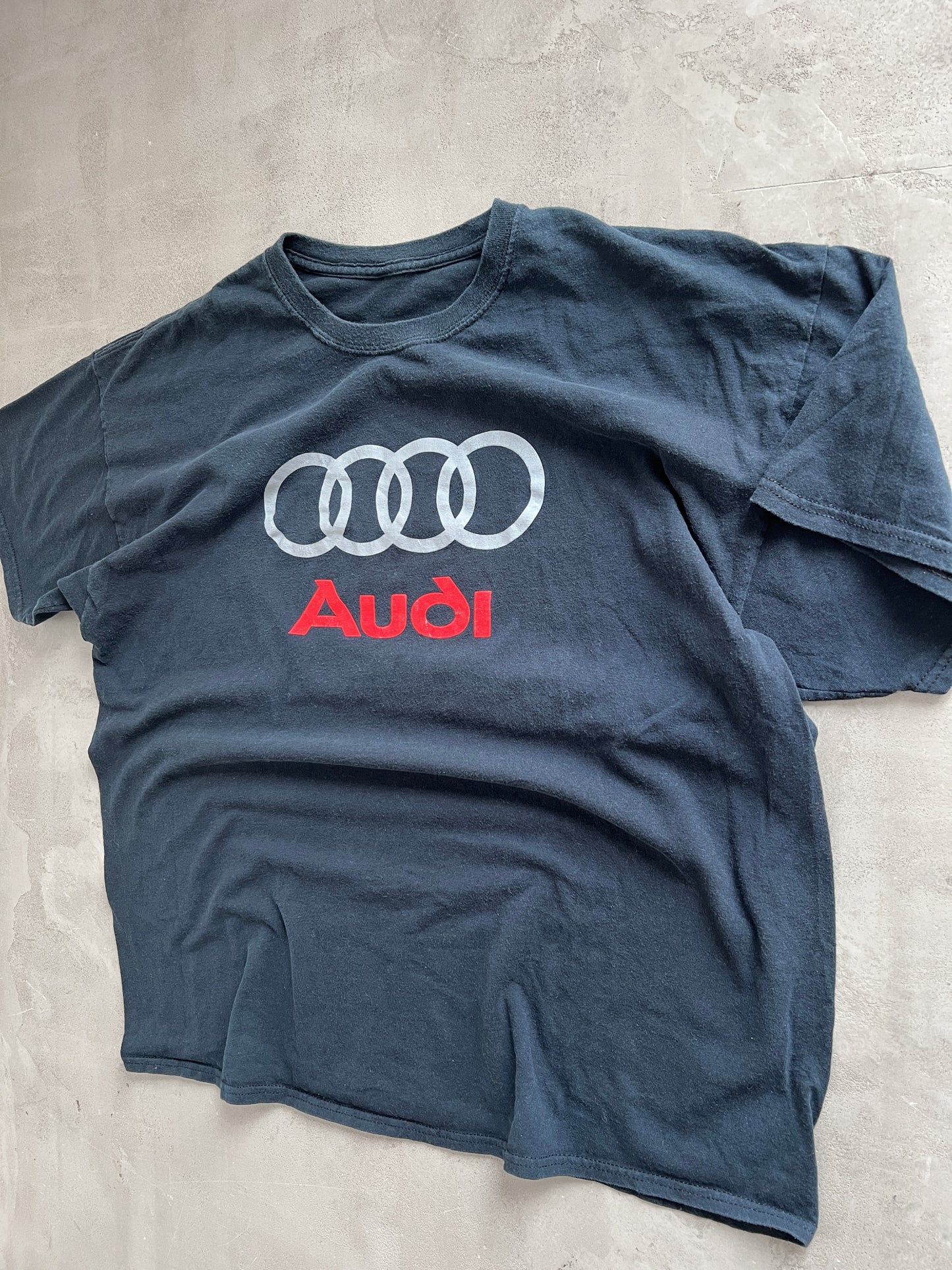 FADED BLACK AUDI TEE - 2000S - XL