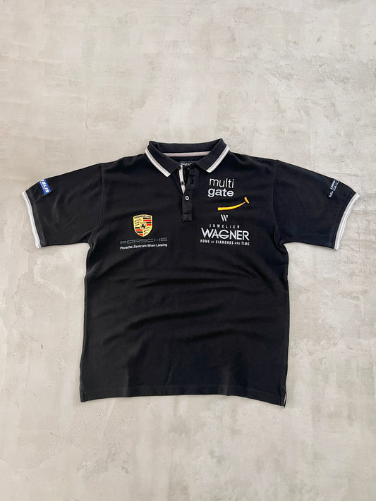 BLACK PORSCHE POLO - 2000S - M/L
