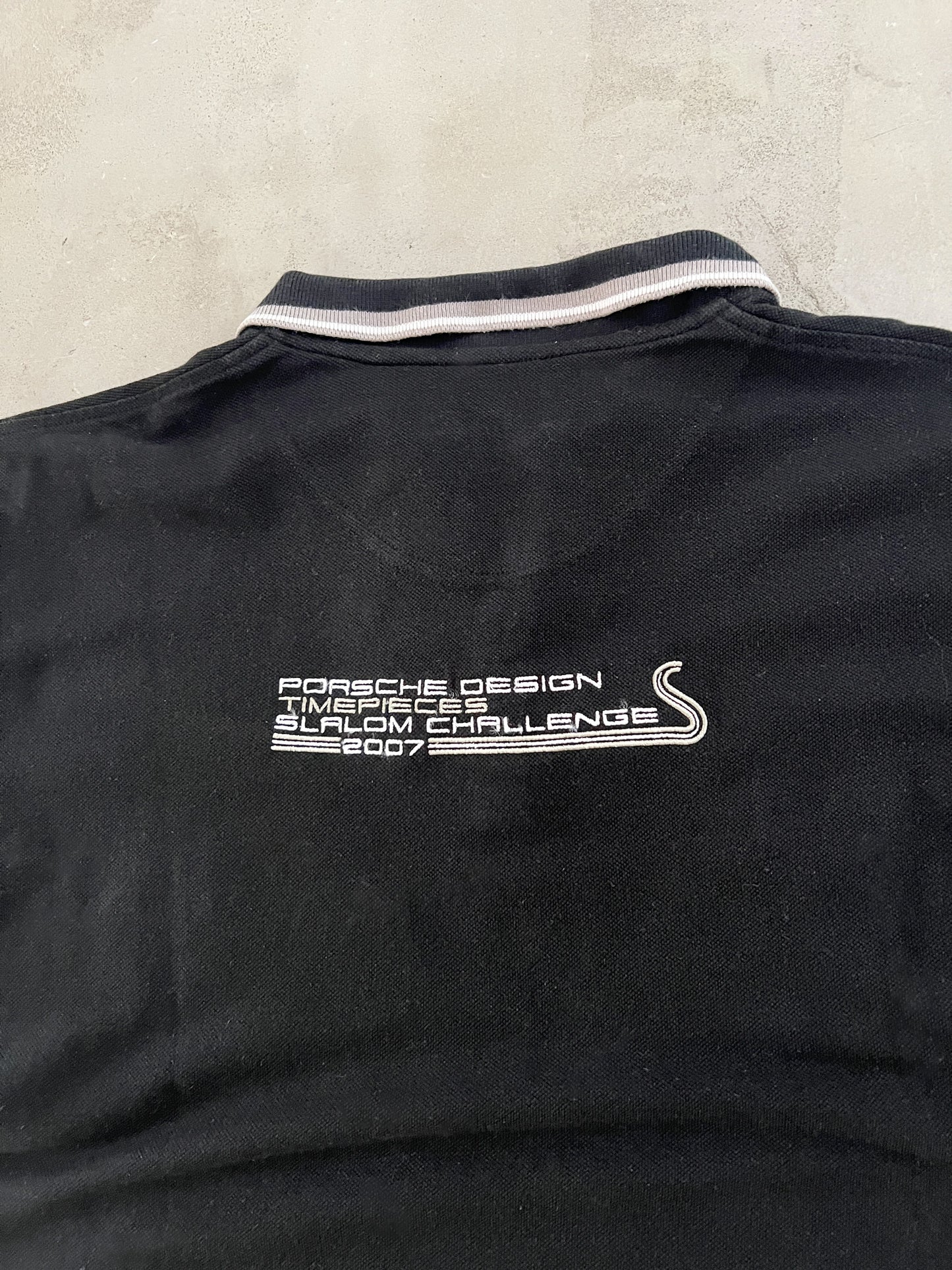 BLACK PORSCHE POLO - 2000S - M/L