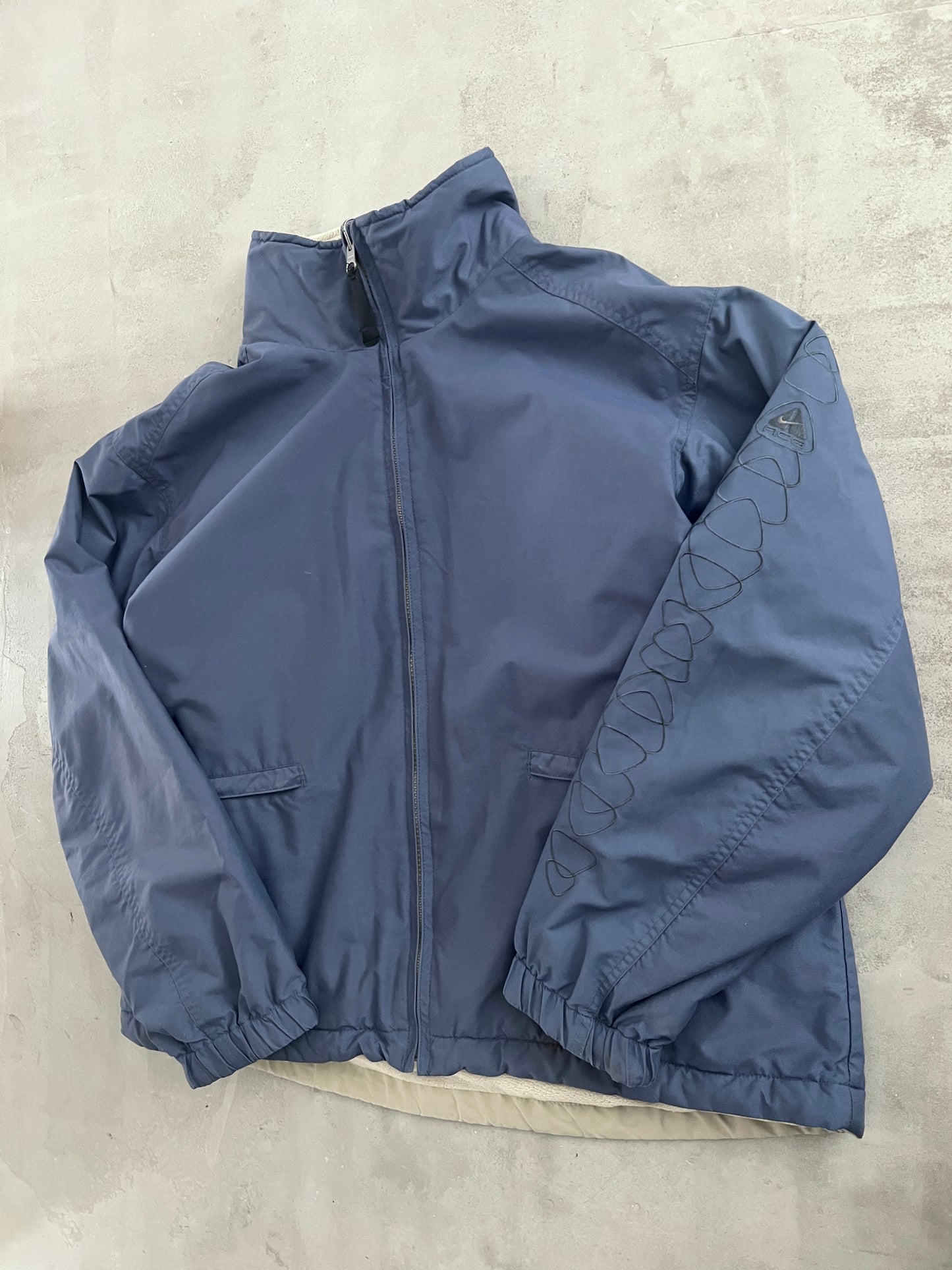 BEIGE 2 SIDE NIKE ACG FLEECE - 2000S - XL/L