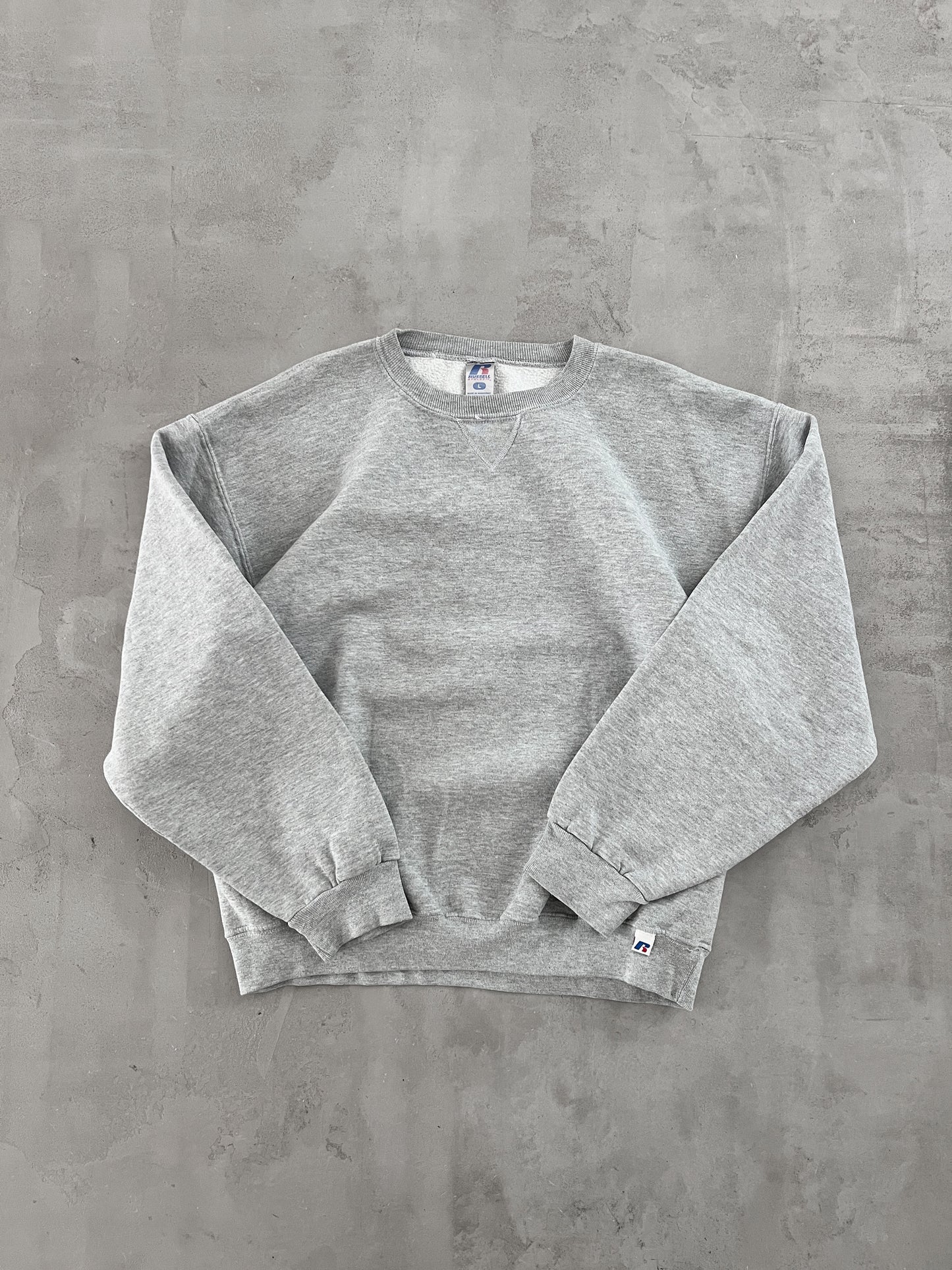 GREY RUSSELL SWEATER - 2000S - L/M