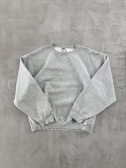GREY RUSSELL SWEATER - 2000S - L/M