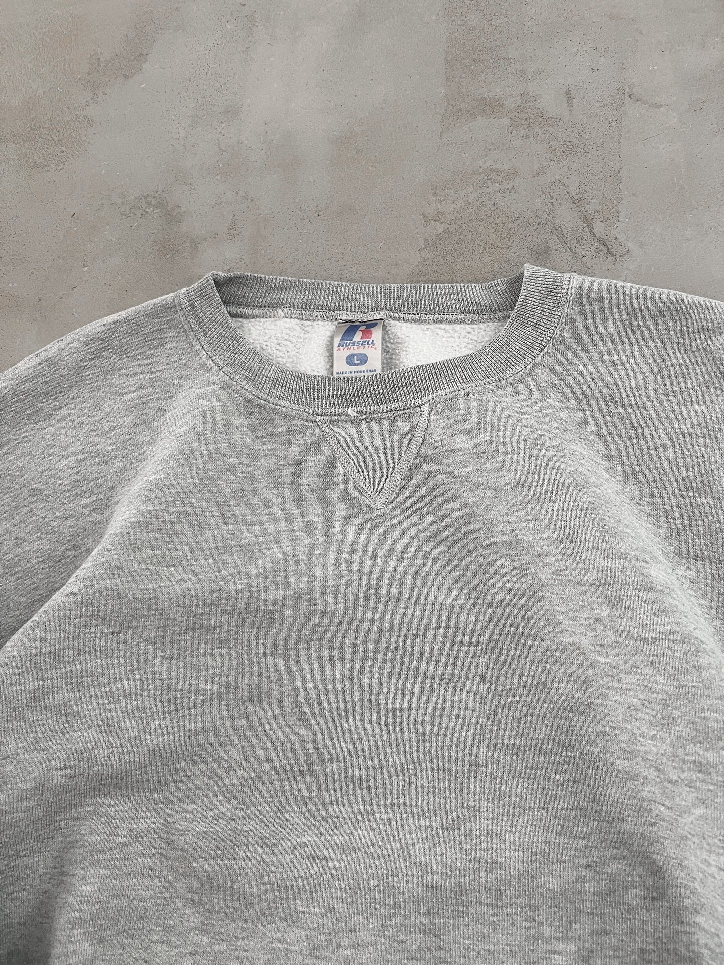 GREY RUSSELL SWEATER - 2000S - L/M