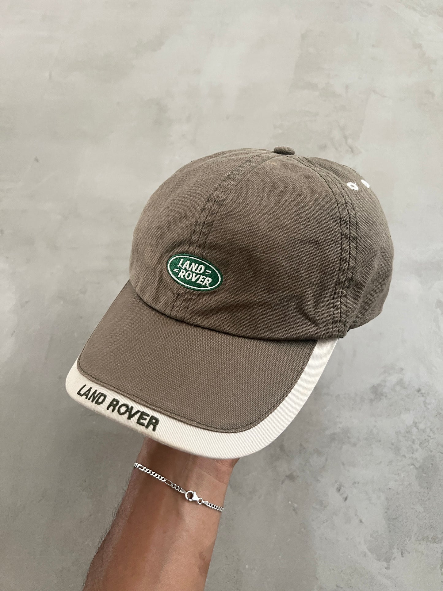 KHAKI LAND ROVER CAP - 2000S