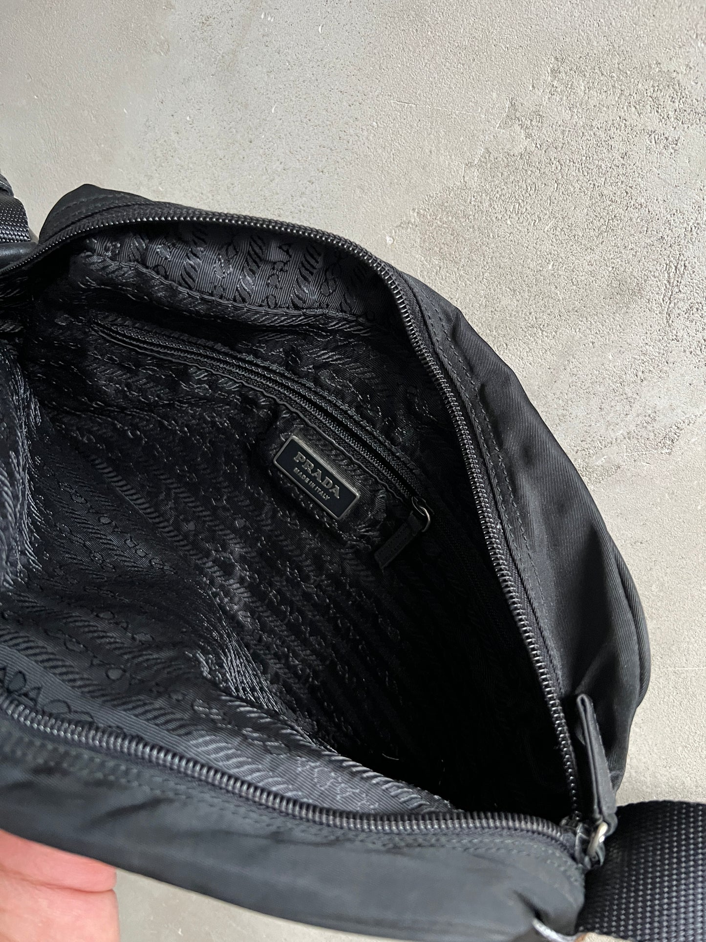 BLACK PRADA BAG - 2000S