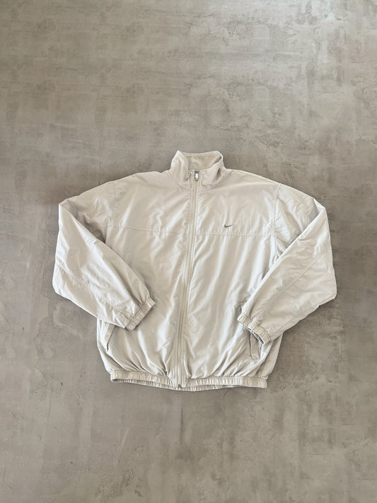 CREME NIKE TRACK JACKET - 2000S - L