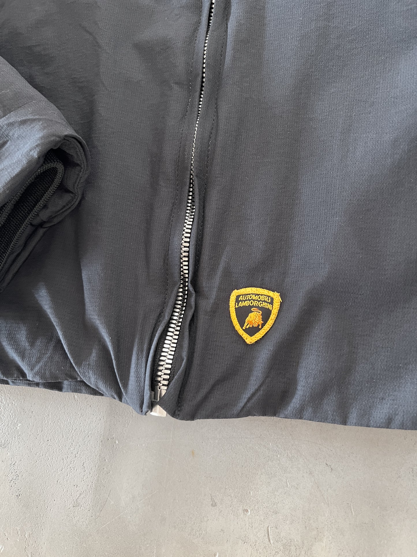 BLACK LAMBORGHINI JACKET - 2000S - XS/XXS