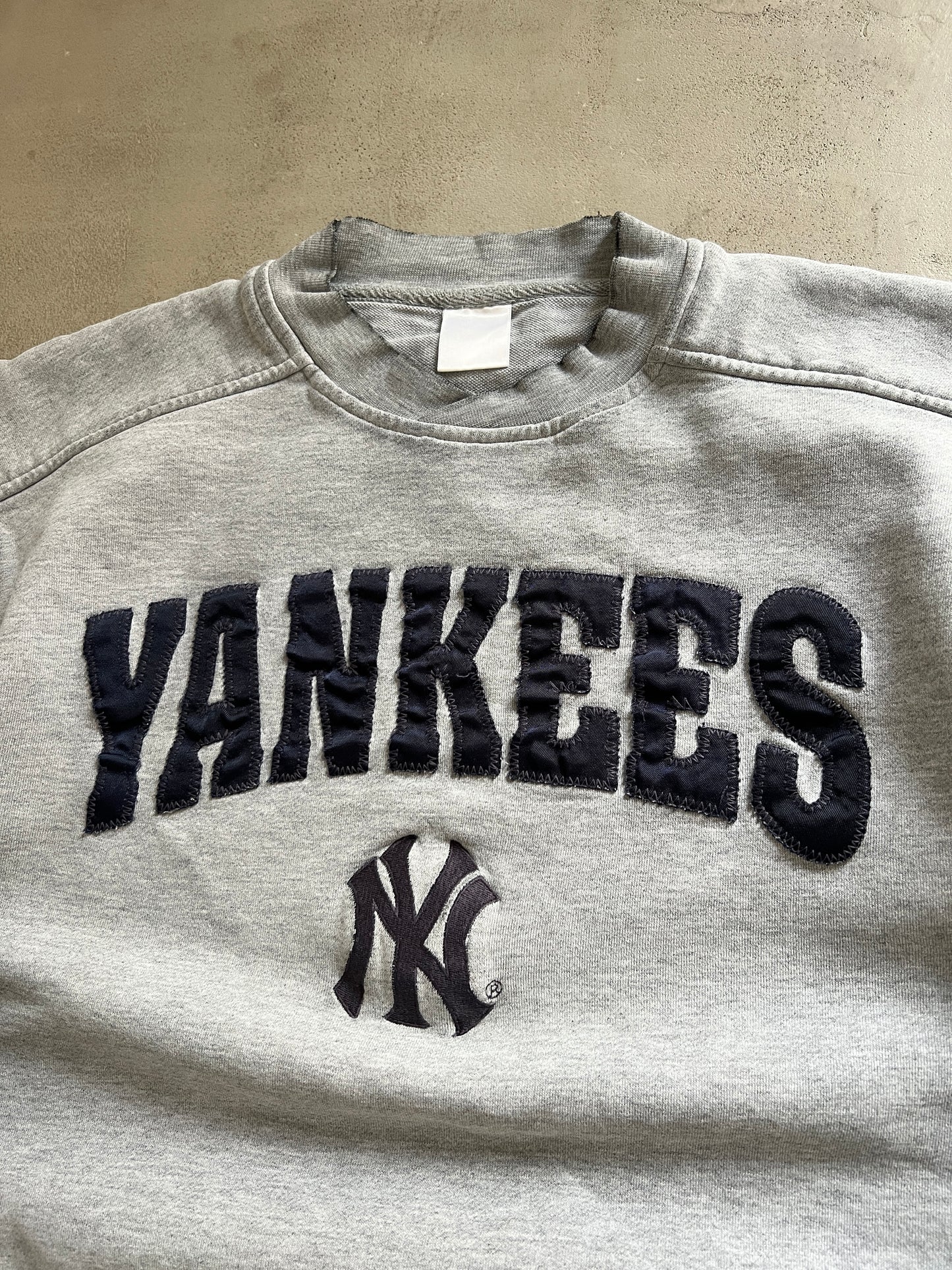 GREY YANKEES SWEATER - 2000S - S