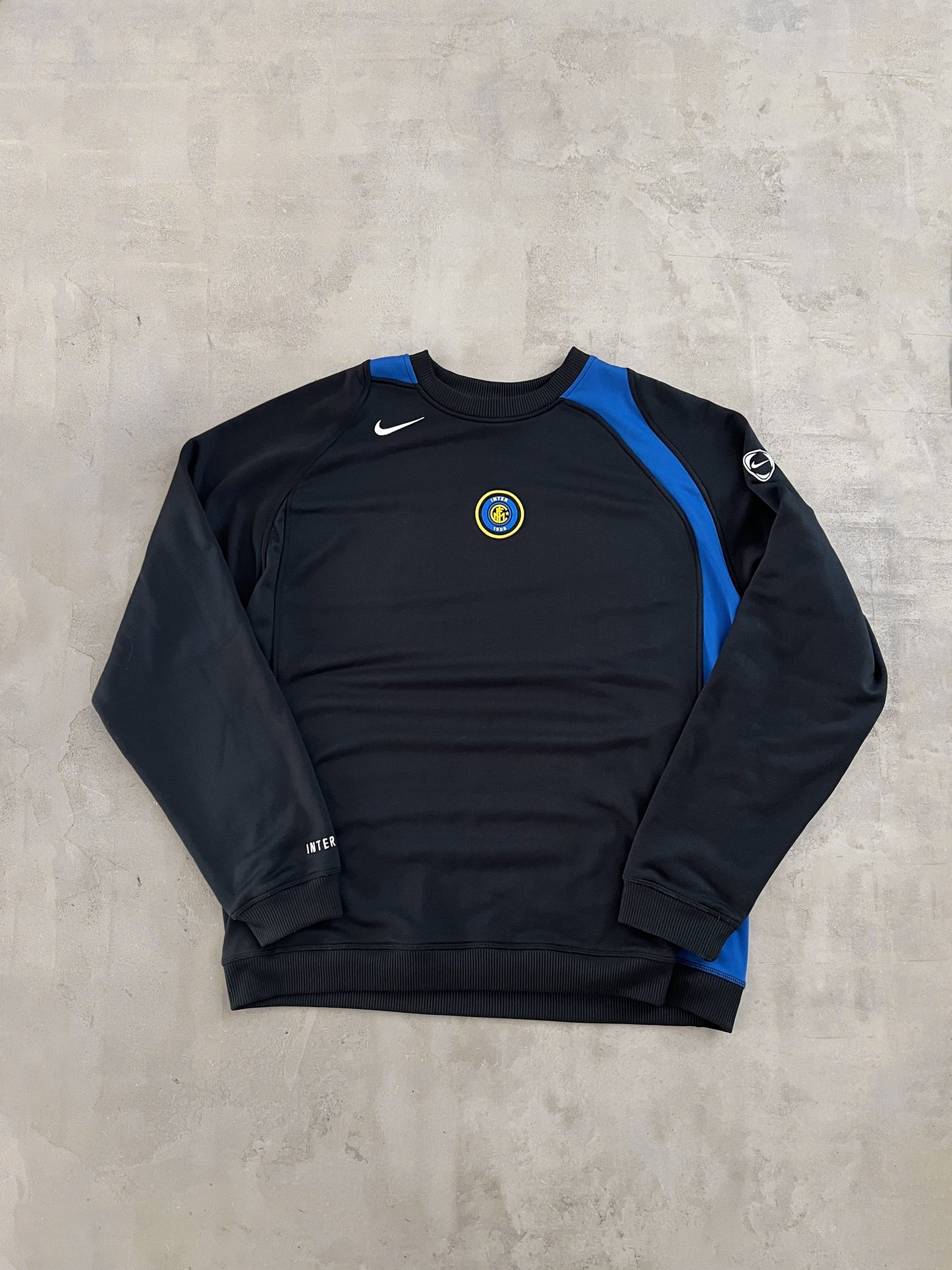 BLACK INTER MILAN NIKE SWEATER - 2000S - XL